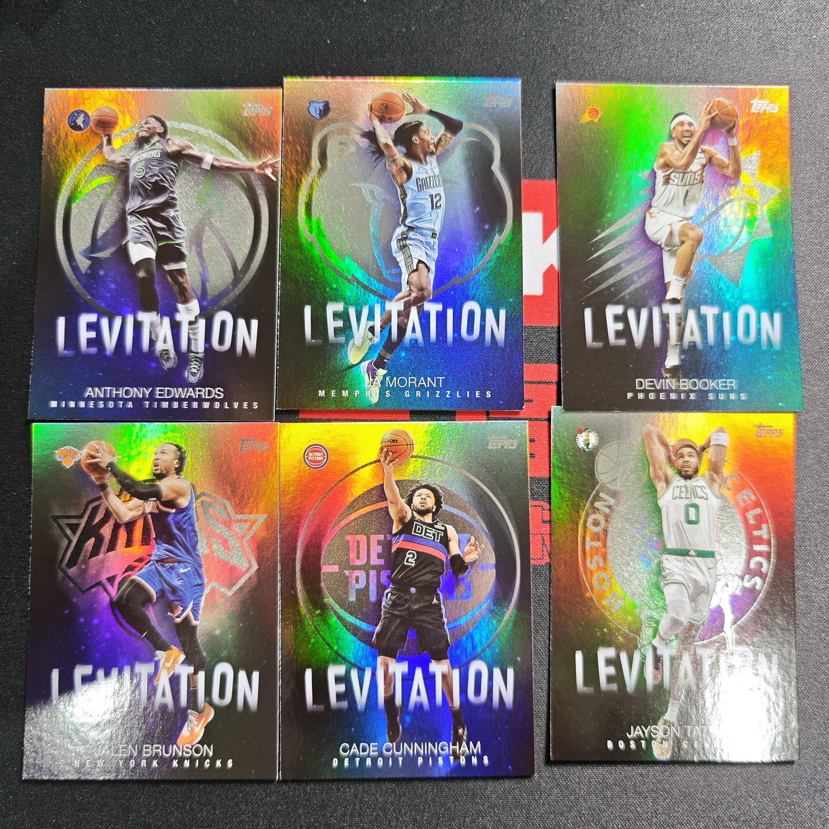 2025 topps flagship 爱德华兹 莫兰特 塔图姆 布伦森 布克等 Levitation特卡 队徽 折射 打包出售Lot 【立钭