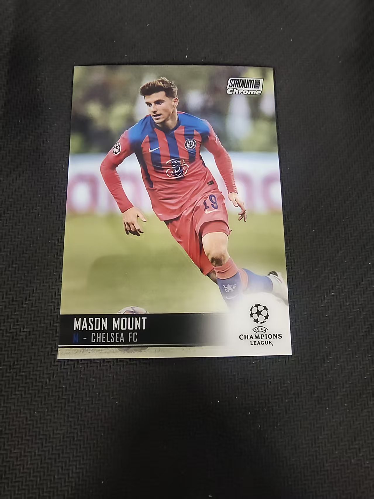 【可合并,不累计】2021 Topps Stadium Club Chrome Mason Mount 切尔西 梅森 芒特 竞技场 欧冠 划痕 边角瑕疵 #28
