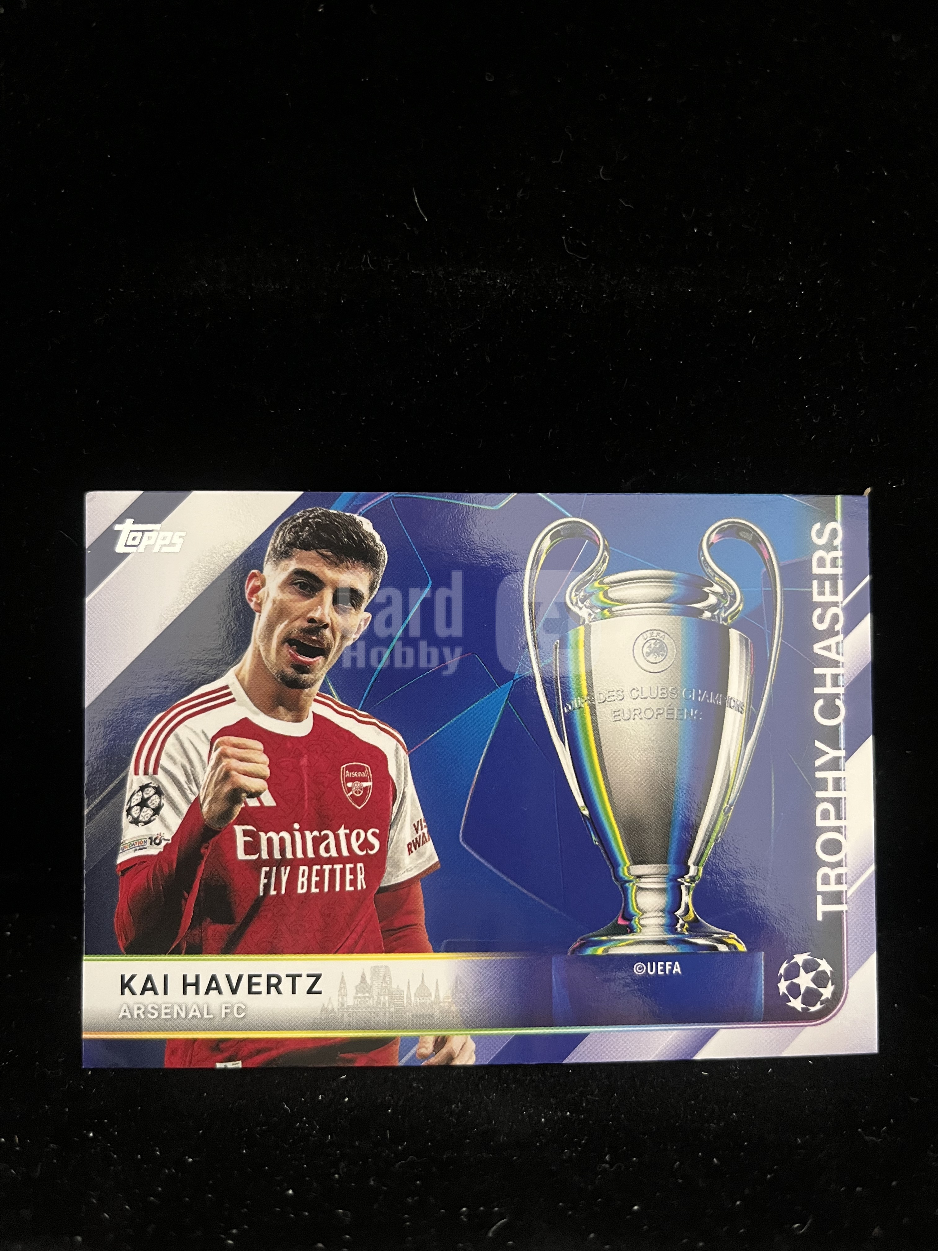 免费代拍 2025 Topps UEFA Club Competitions Trophy Chasers 欧冠 哈弗茨 Kai Havertz 卡品如图#H349