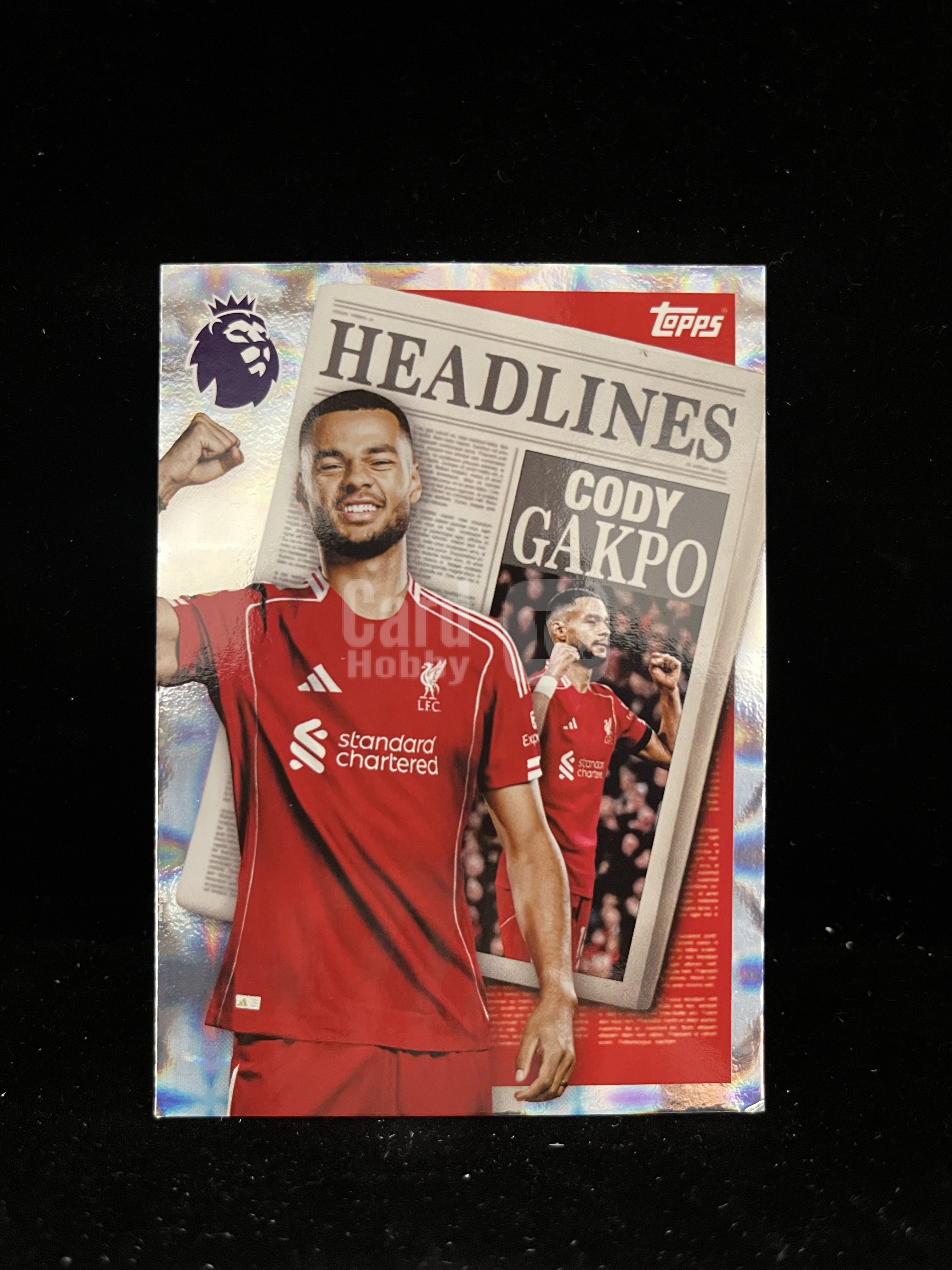 免费代拍 2025 Topps Premier League Headlines 英超 加克波 Cody Gakpo Insert 折射 卡品如图#F639