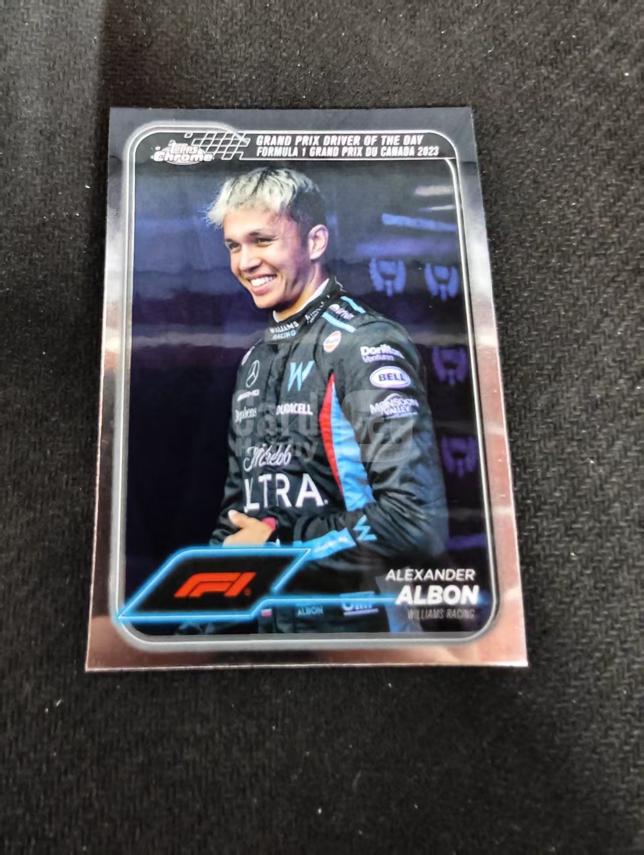 2024 Topps Chrome F1 Alexander Albon 方程式赛车 亚历山大 阿尔本 威廉姆斯车队 划痕 边角瑕疵 #166
