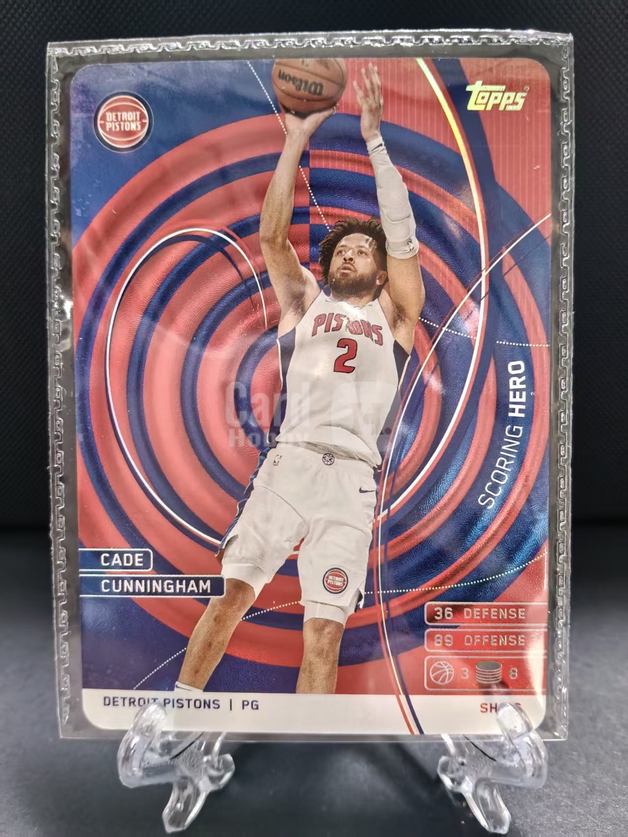 2025 Topps Match Attax Cade Cunningham 篮球 底特律活塞 凯德・坎宁安 游戏卡 镭射卡 卡品如图