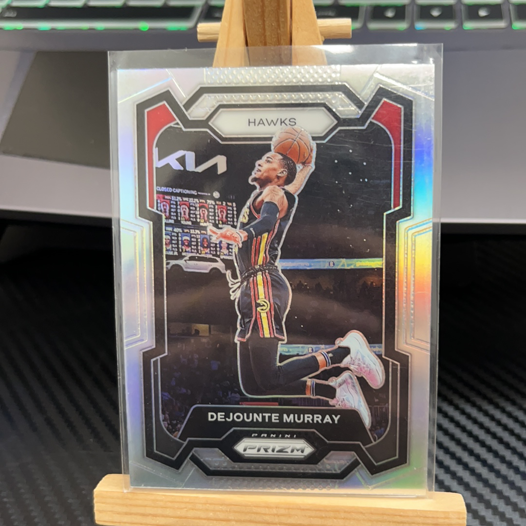 2023-24 Panini Prizm Dejounte Murray 德章泰 穆雷 老鹰 银折 折射 prizm系列 pz 卡品如图 凑图必备 值得收藏!免费代卖!