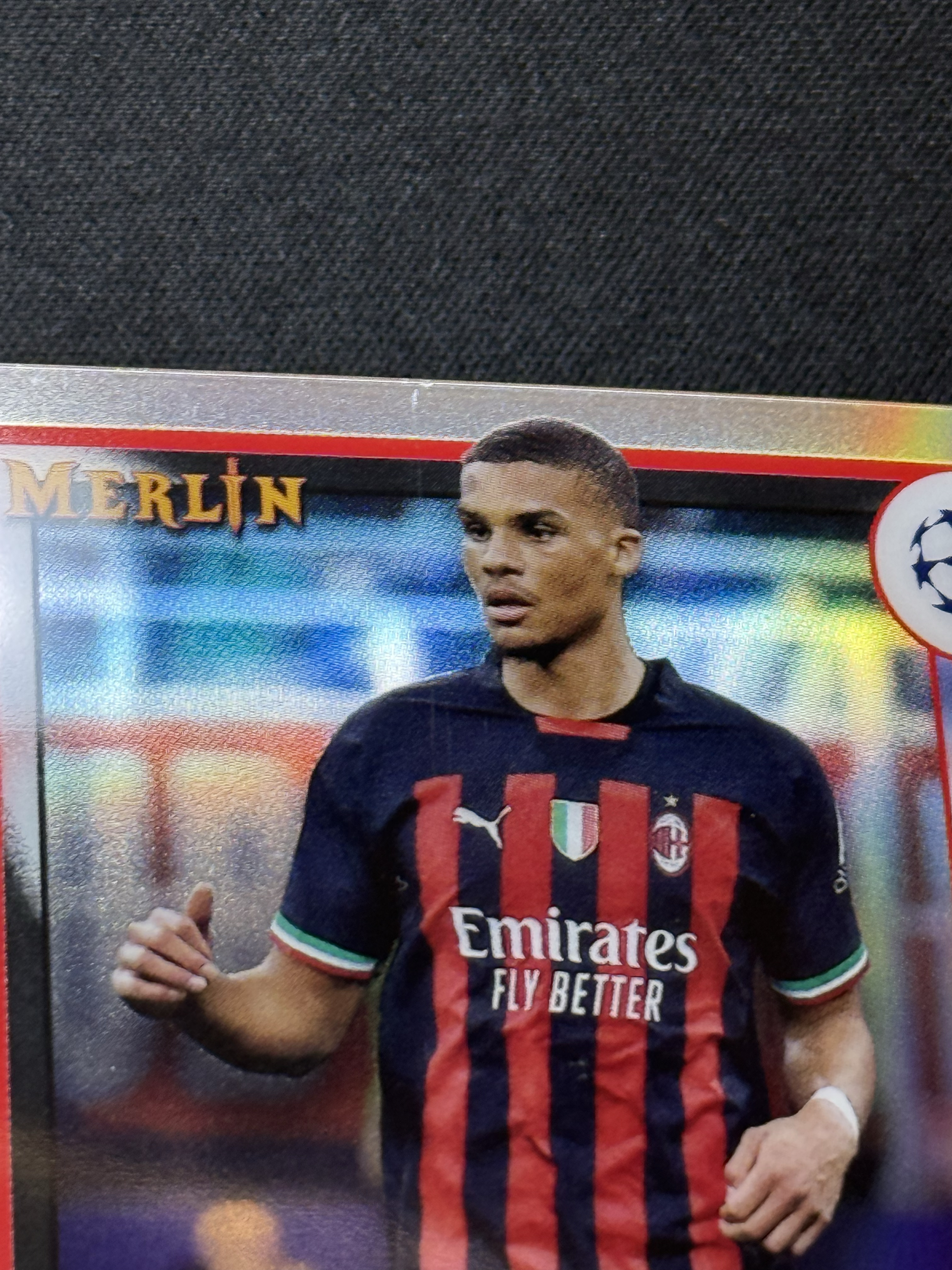 2022-23 Topps Merlin Malick Thiaw 【小贝代拍】欧战 梅林 Ac米兰 马利克 佳夫 银折 签字 瑕疵如图 拍前看描述 H EW