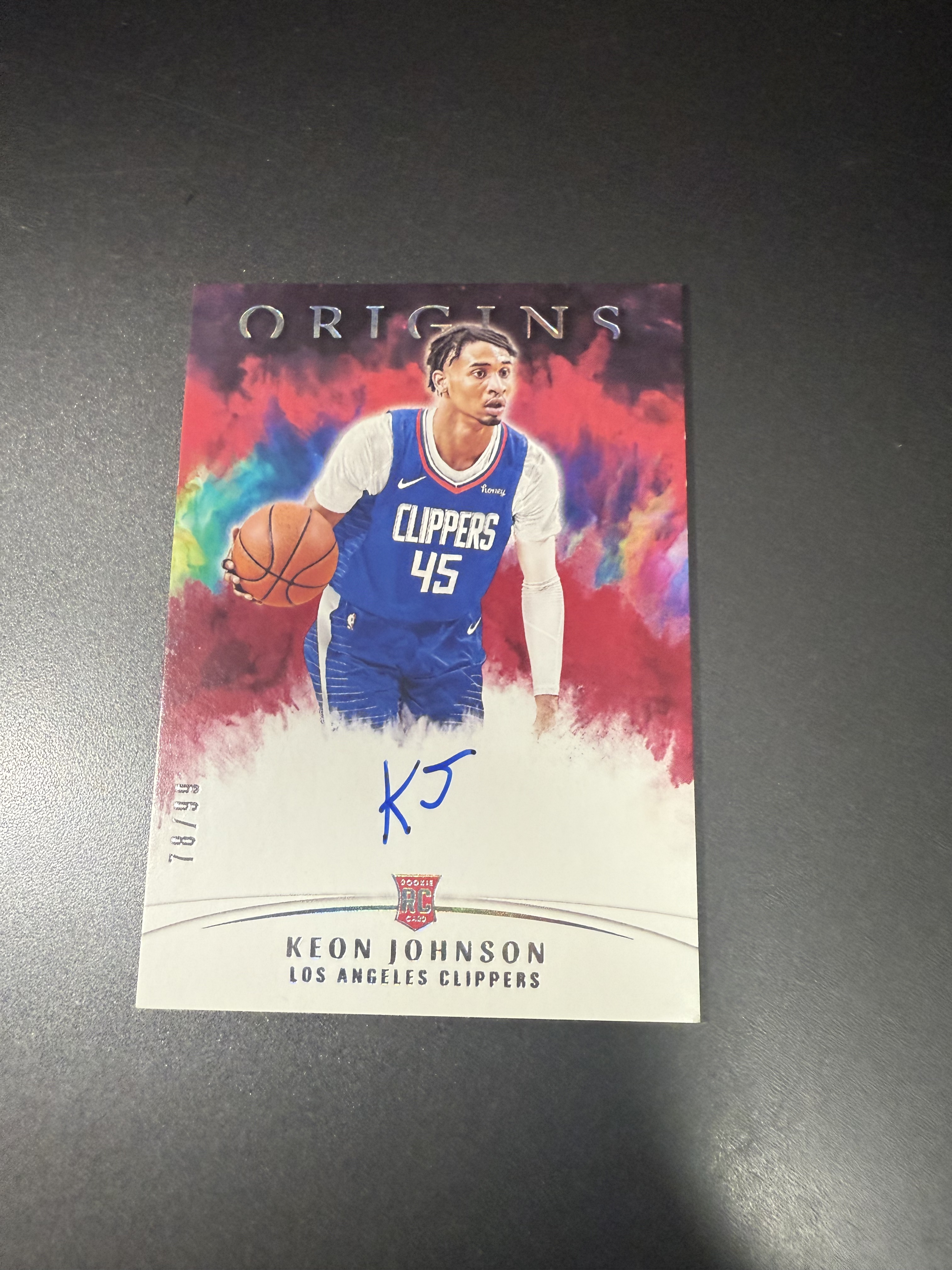2021-22 Panini Origins Keon Johnson RC 肯昂 约翰逊 新秀 起源 签字 卡签 闪版 99编 件