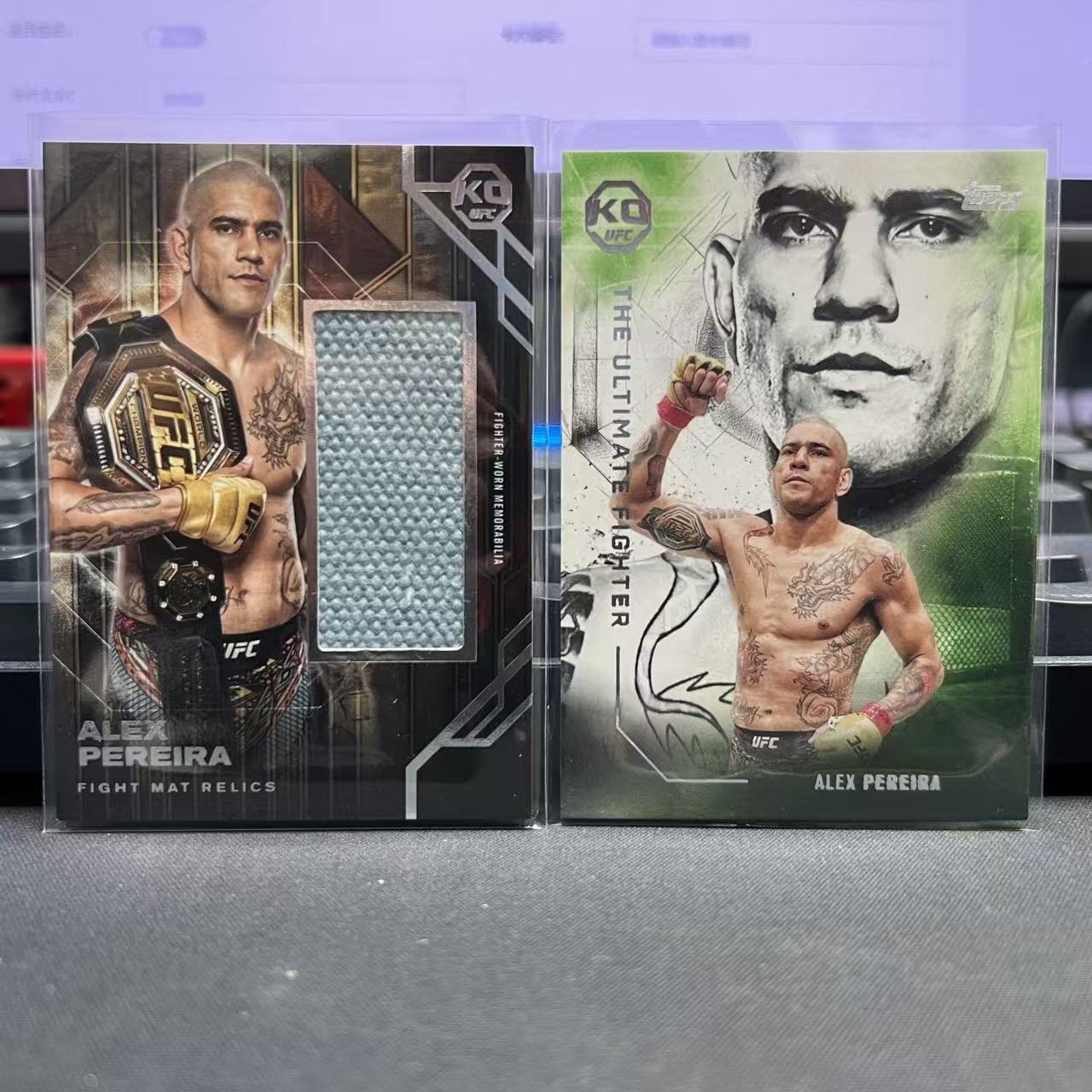 2025 Topps Knockout Alex Pereira 【杰克森拍卖】lot2张 亚历克斯·佩雷拉 UFC双冠王 MMA年度最佳男子选手 中量级 特卡 物料 INS