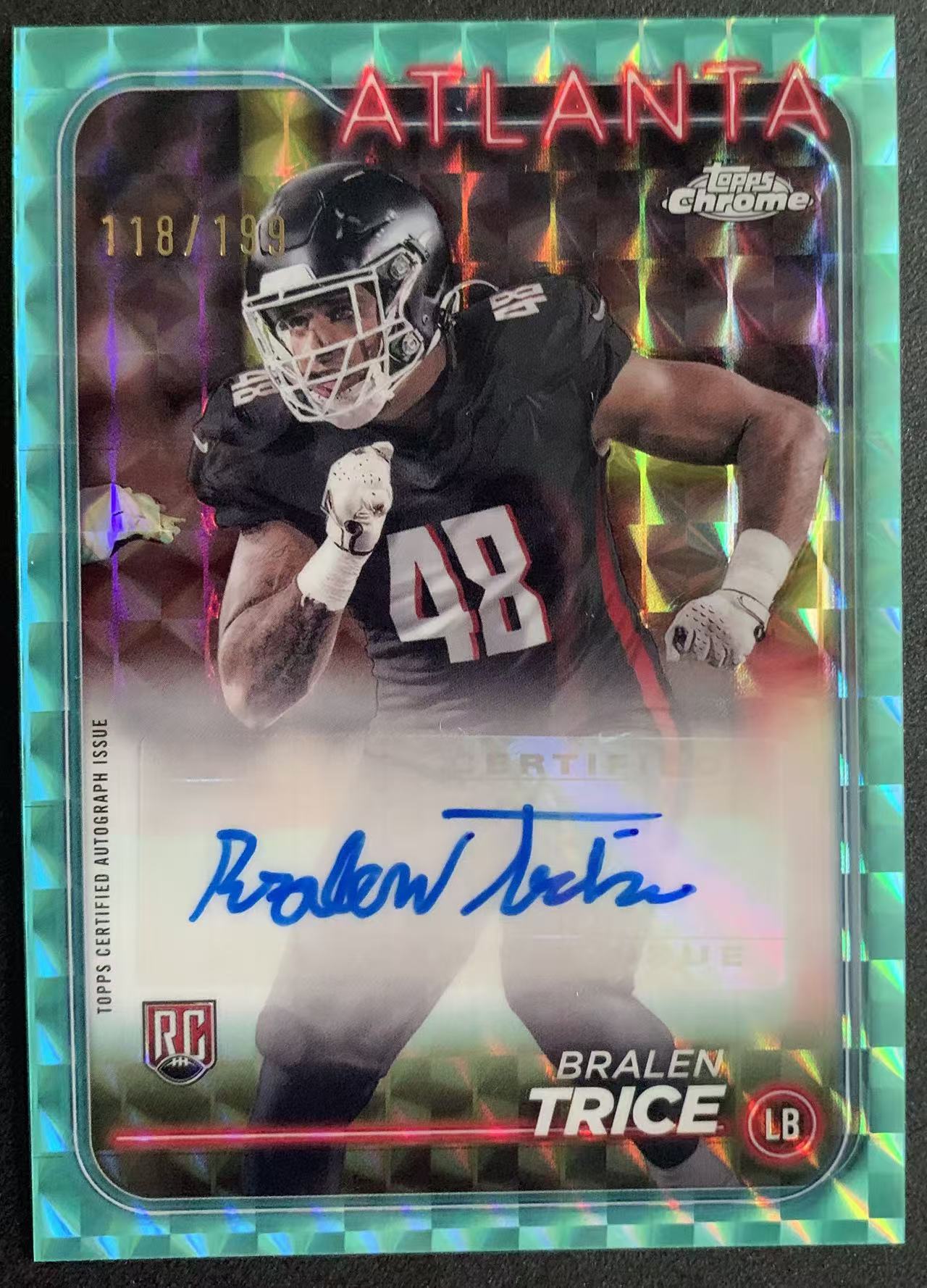 【瞳瞳代卖】2024 Topps Chrome NFL 橄榄球 劳伦斯 泰勒 25/25 尾编 签字 球星卡 1次MVP 3次最佳防守球员10次职业碗8次1阵2次超级碗冠军NFL百大球员 名人堂成员