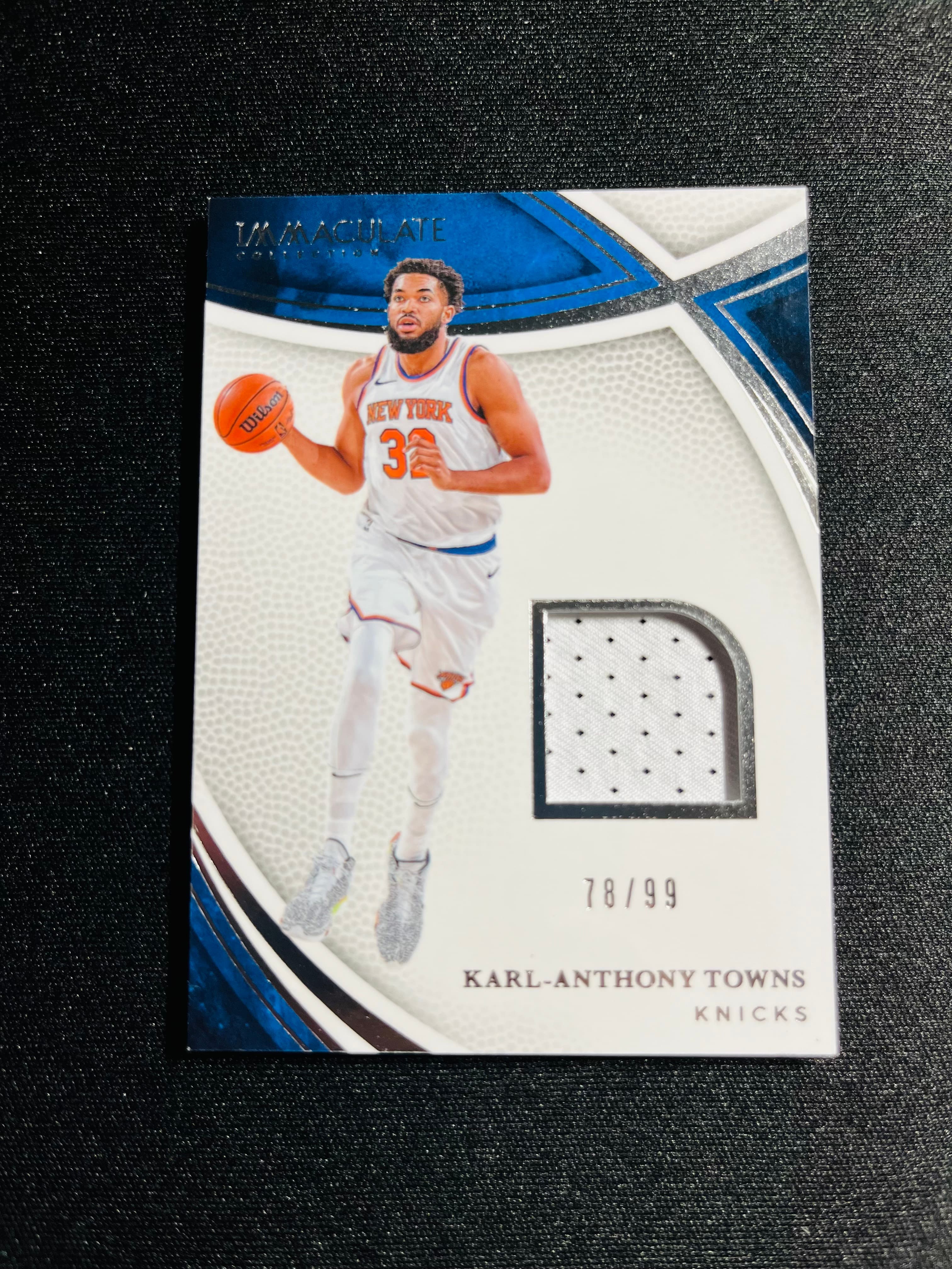 【VC拍卖0手续费到卡预付90%】2024-25 immaculate 尼克斯 卡尔 安东尼 唐斯 99编 patch 选图帅气 实卡好看 收藏必备——TD
