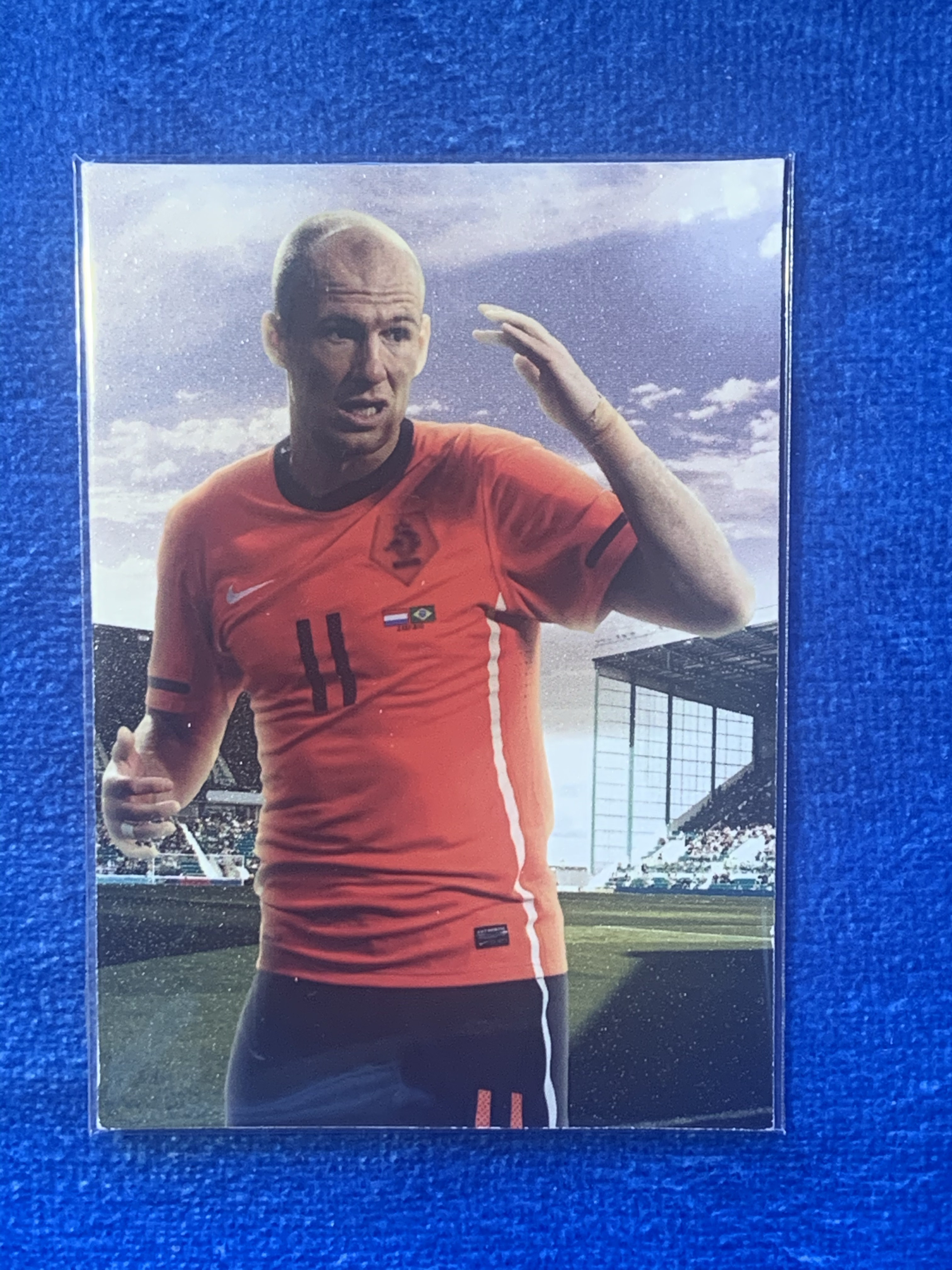 2012 Futera Holland Arjen Robben 福特拉 罗本 荷兰 拜仁慕尼黑Bayern Munich 欧冠决赛绝杀MrWembley 不保卡品