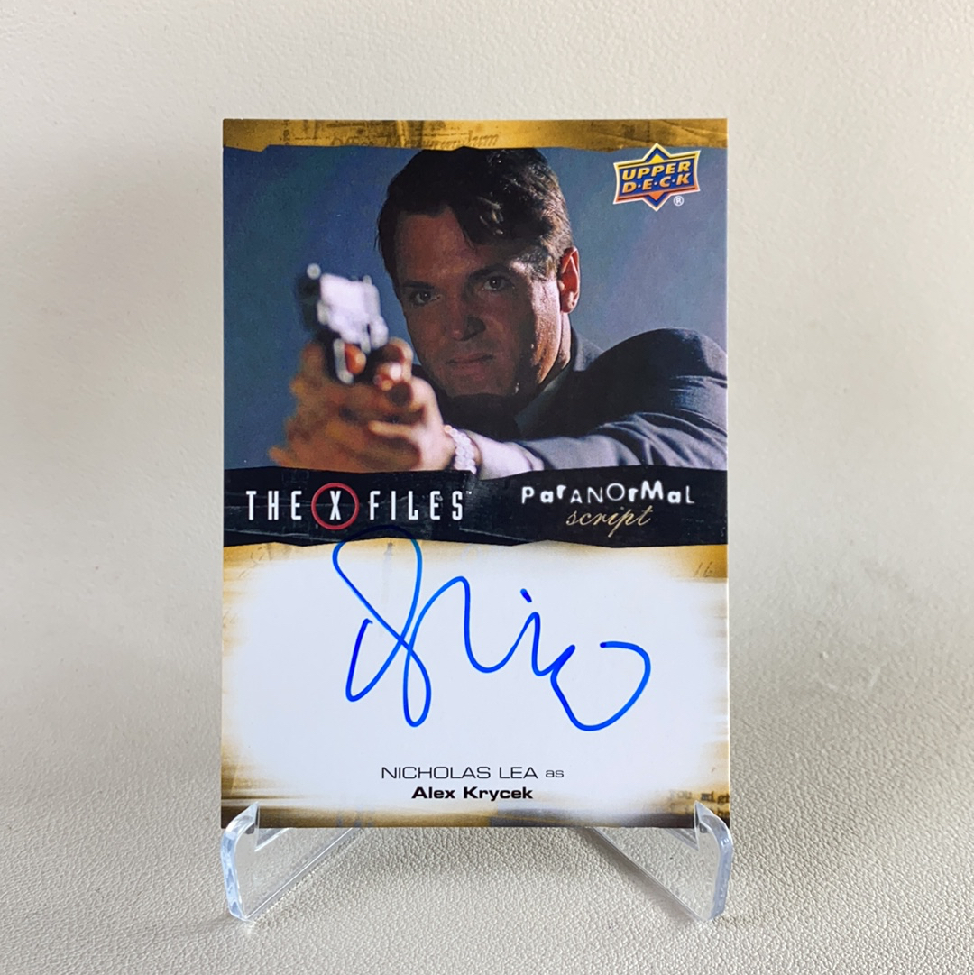 【弈卡代拍】2025 The X- Files UPPER DECK ud X档案 经典美剧 特卡 签名签字 卡签 尼古拉斯 李 饰演 Alex Krycek 品相如图 收藏必备 老虎