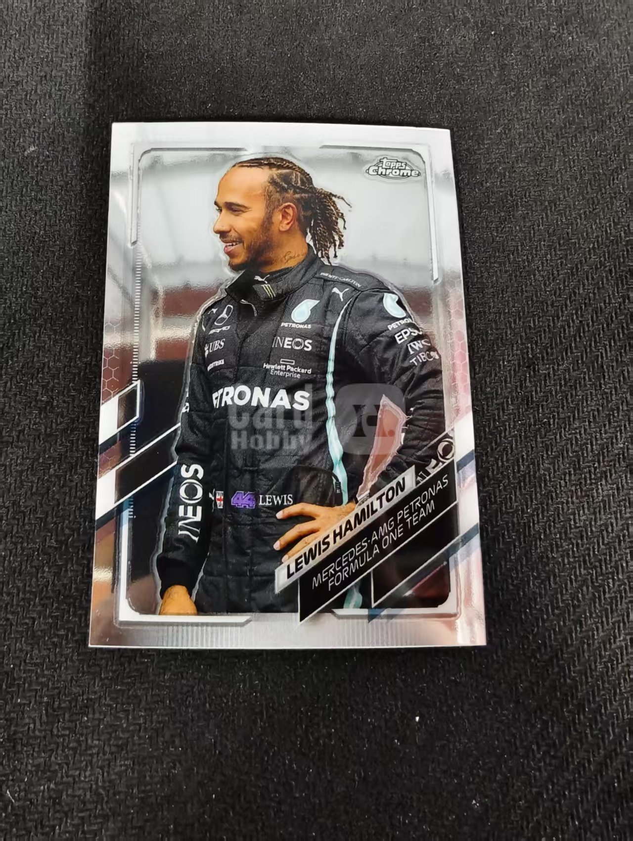 2021 Topps Chrome Lewis Hamilton F1 梅赛德斯奔驰车队 刘易斯 汉密尔顿 划痕 边角瑕疵 #40