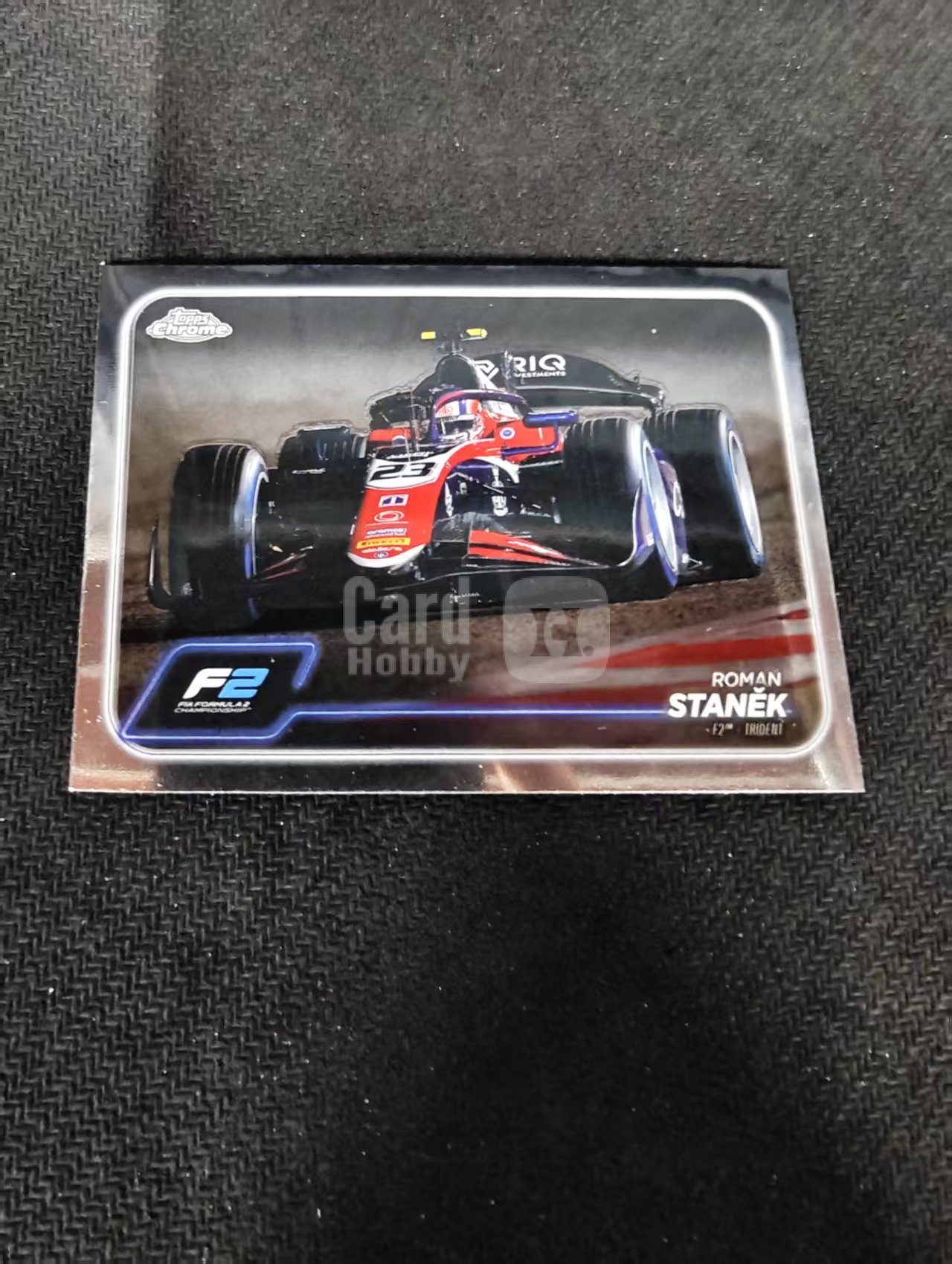2024 Topps Chrome F1 roman stanek 罗曼 斯塔内克 F2 划痕 边角瑕疵 #110
