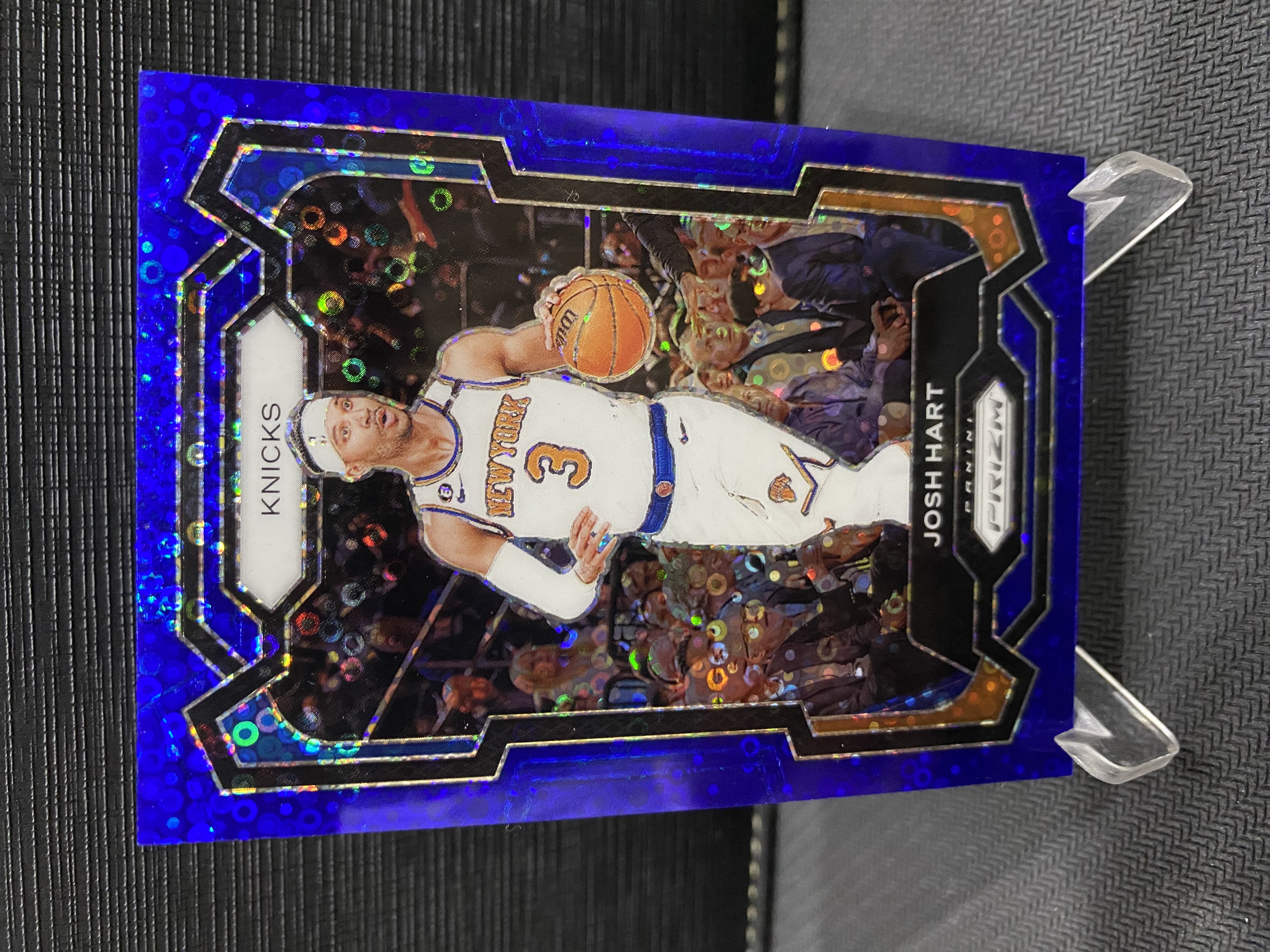2023-24 Panini Prizm Josh Hart PZ 折射 尼克斯 约什 哈特 150编 蓝泡泡折 收藏必备 卡品如图 -老道-【乌苏拍卖】