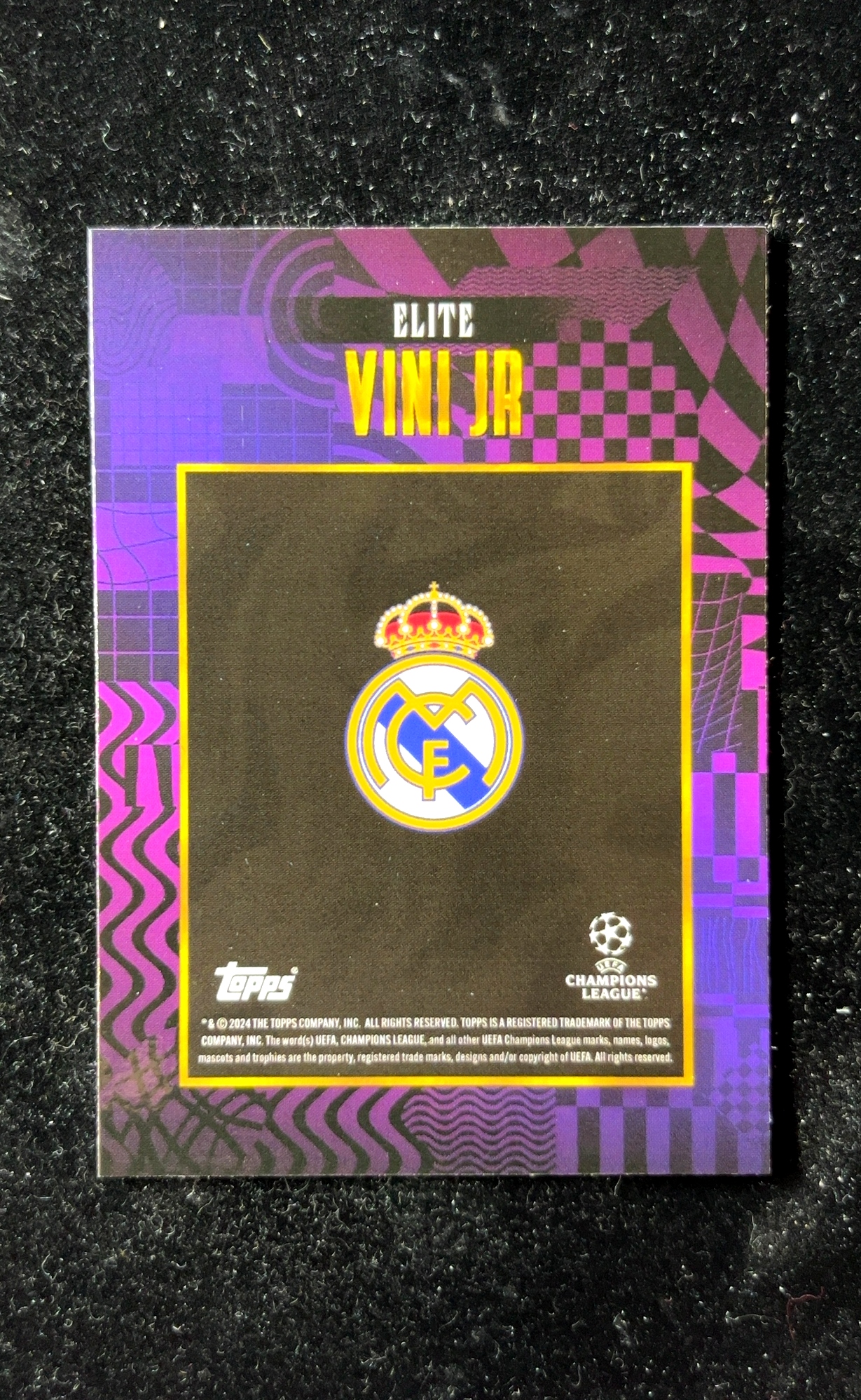 【小白1%代卖】2024 Topps X WALKERTKL 黄金盒 Elite 精英特卡 Vini Jr 维尼修斯·儒尼奥尔 凑套必备 极具价值 0605