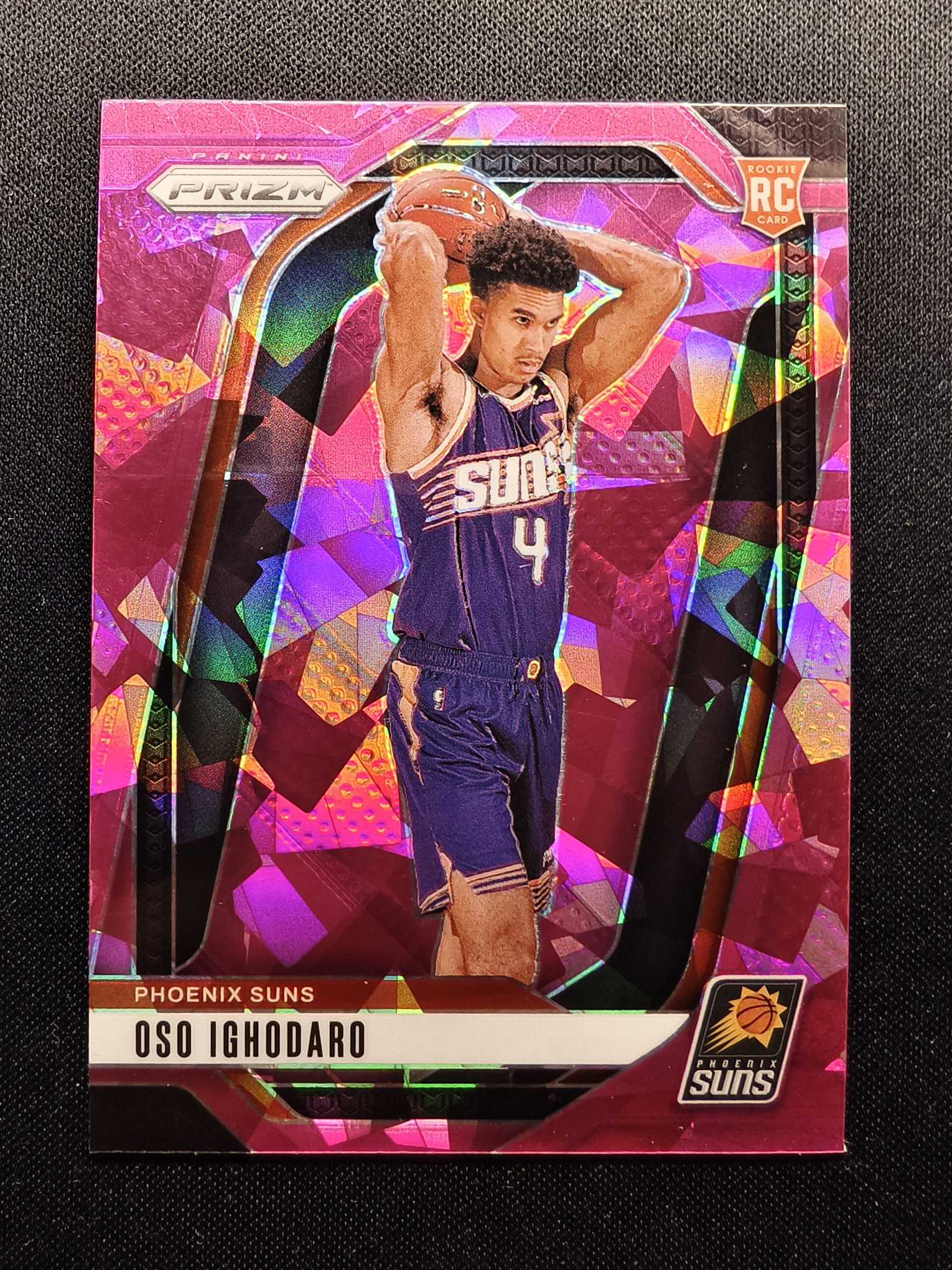 2024-25 Panini Prizm Oso Ighodaro RC pz 新秀 太阳 奥索 伊戈达罗 粉碎冰折 未来可期 卡品如图 专收投资凑套
