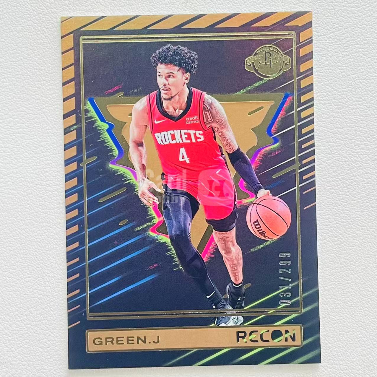 2023-24 Panini Recon Jalen Green 美职篮 美国 休斯顿火箭 杰伦 格林 299编 金版 金折 J