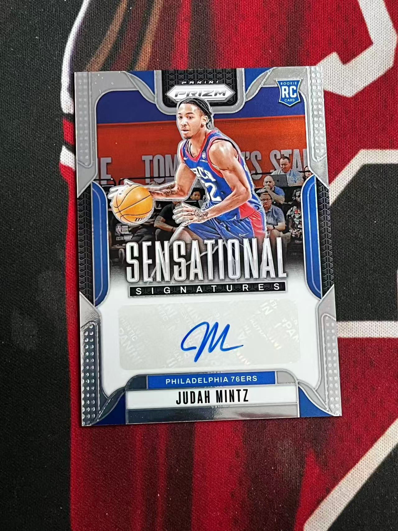 【接寄拍费率低至5%含卡淘手续费】2024-25 PANINI PRIZM PZ系列 76人 新秀RC 朱达明茨 签字卡 正新秀SS签字卡 专收凑套必【烂臭嘴拍卖】