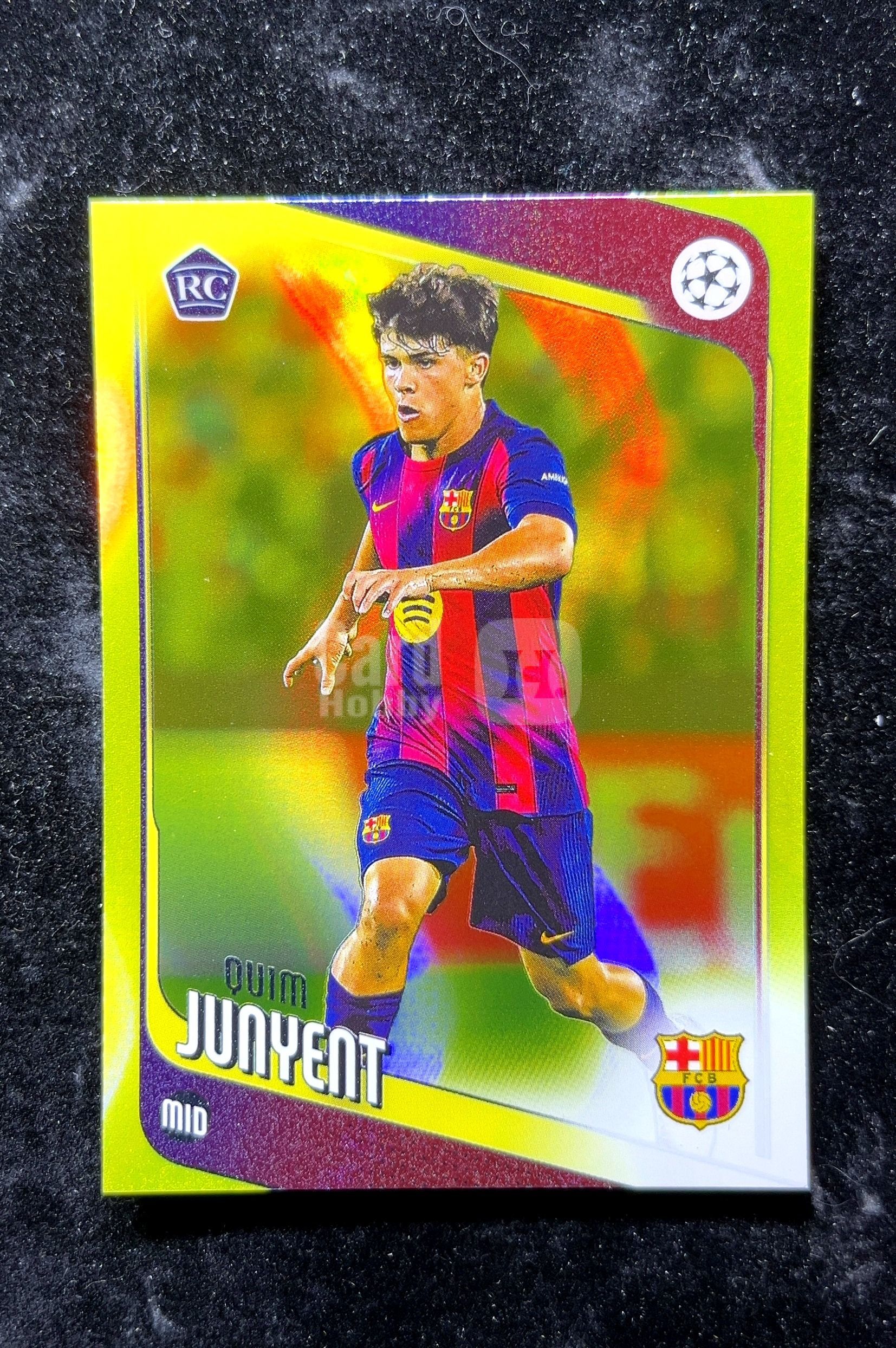 【小白1%代卖】2026 Topps Champions League 欧冠 Quim Junyent 昆·胡尼恩特 黄变形虫折 折射 新秀 RC 卡品如图 高价值 #93 FC 0702