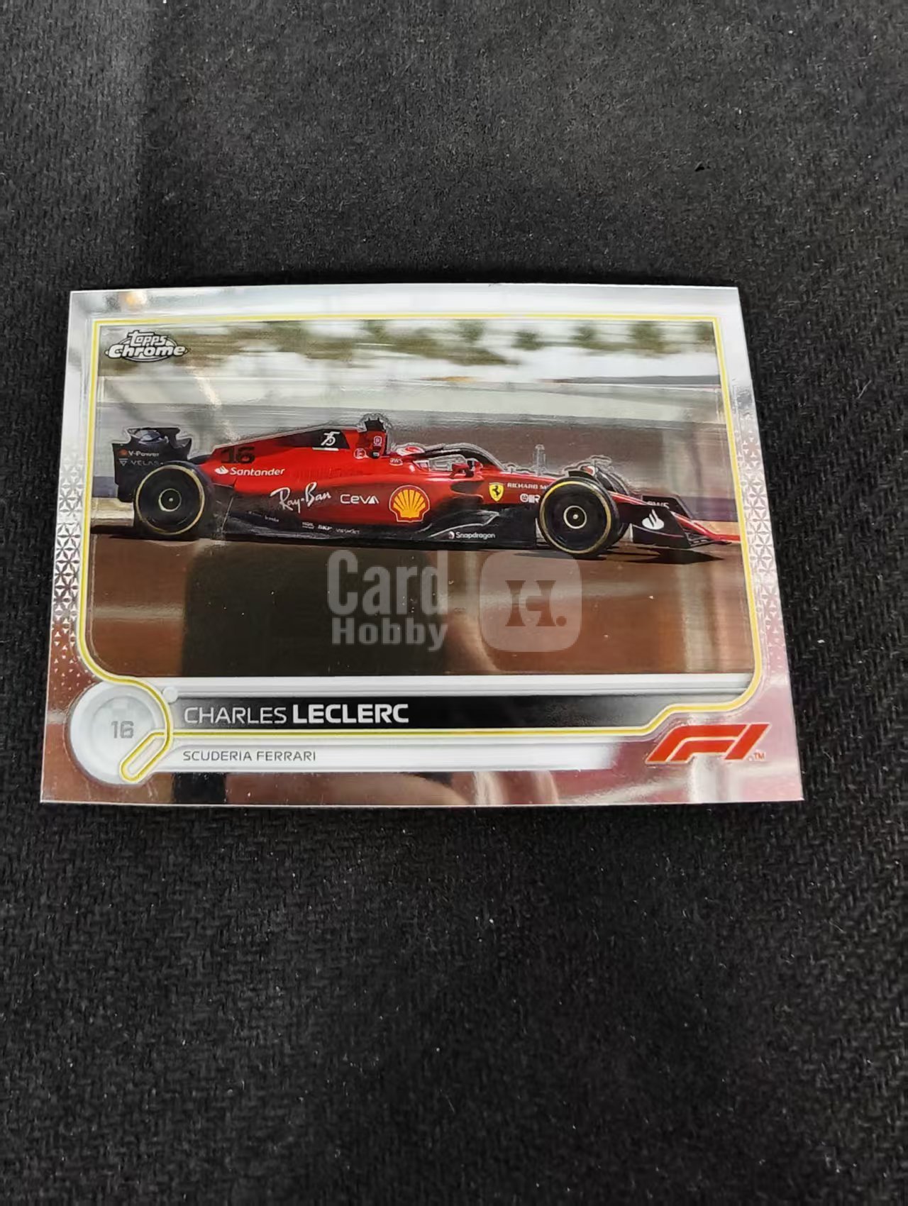 2022 Topps Chrome F1 Charles Leclerc 勒克莱尔 法拉利车队 划痕 边角瑕疵#117