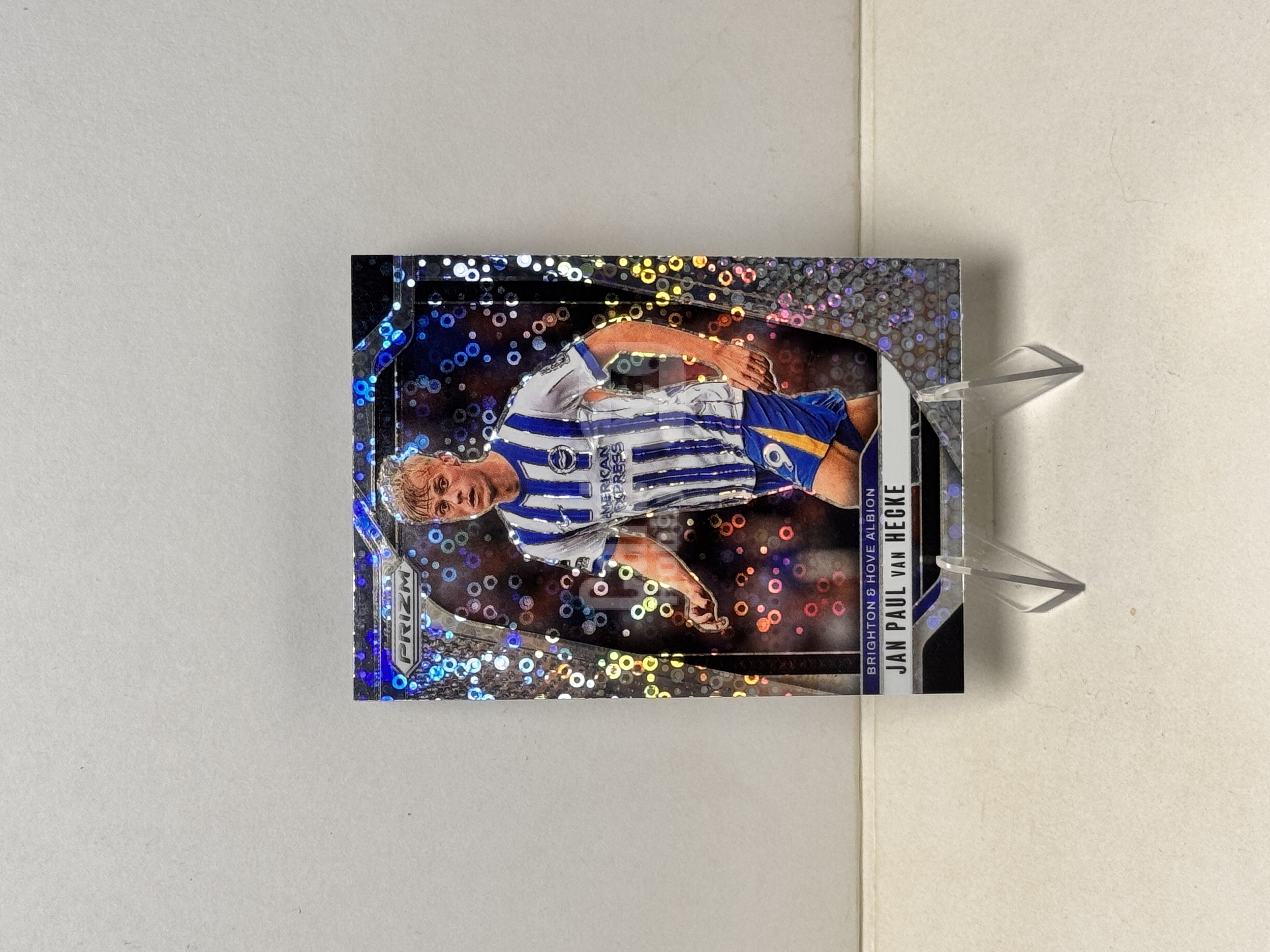 2024-25 Panini Prizm Jan Paul Van Hecke  英超 PZ 布莱顿 简 保罗 范黑克 银泡泡折 折射 实卡精美 收藏必备 卡品如图【星爷代拍】H2-2