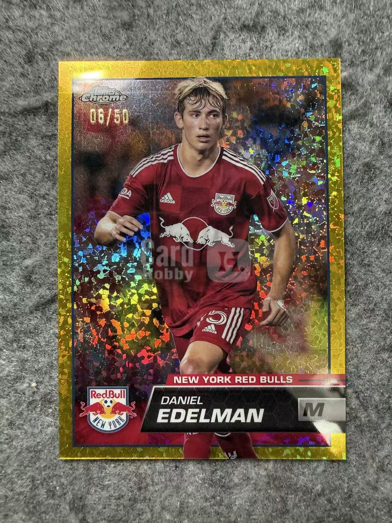 2023 Topps Chrome Daniel Edelman 丹尼尔 埃德尔曼 纽约红牛 50编 金折 折射 美职联 TC 轻印如图