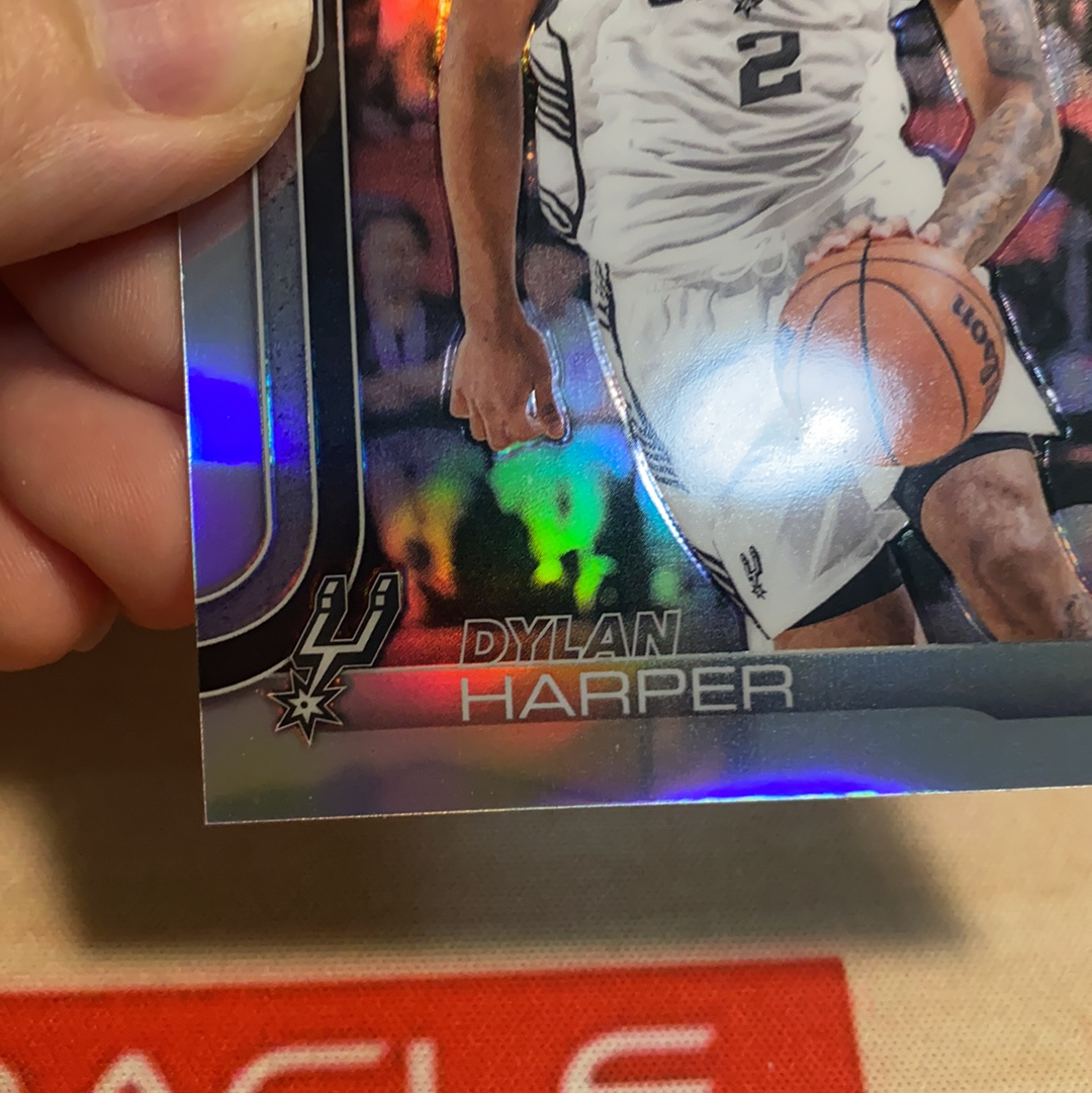 2025-26 Topps Chrome Dylan Harper RC Topps chrome Tc 迪伦 哈珀 新秀 正银折 折射 #3 潜力新秀 卡品如图 凑套必备