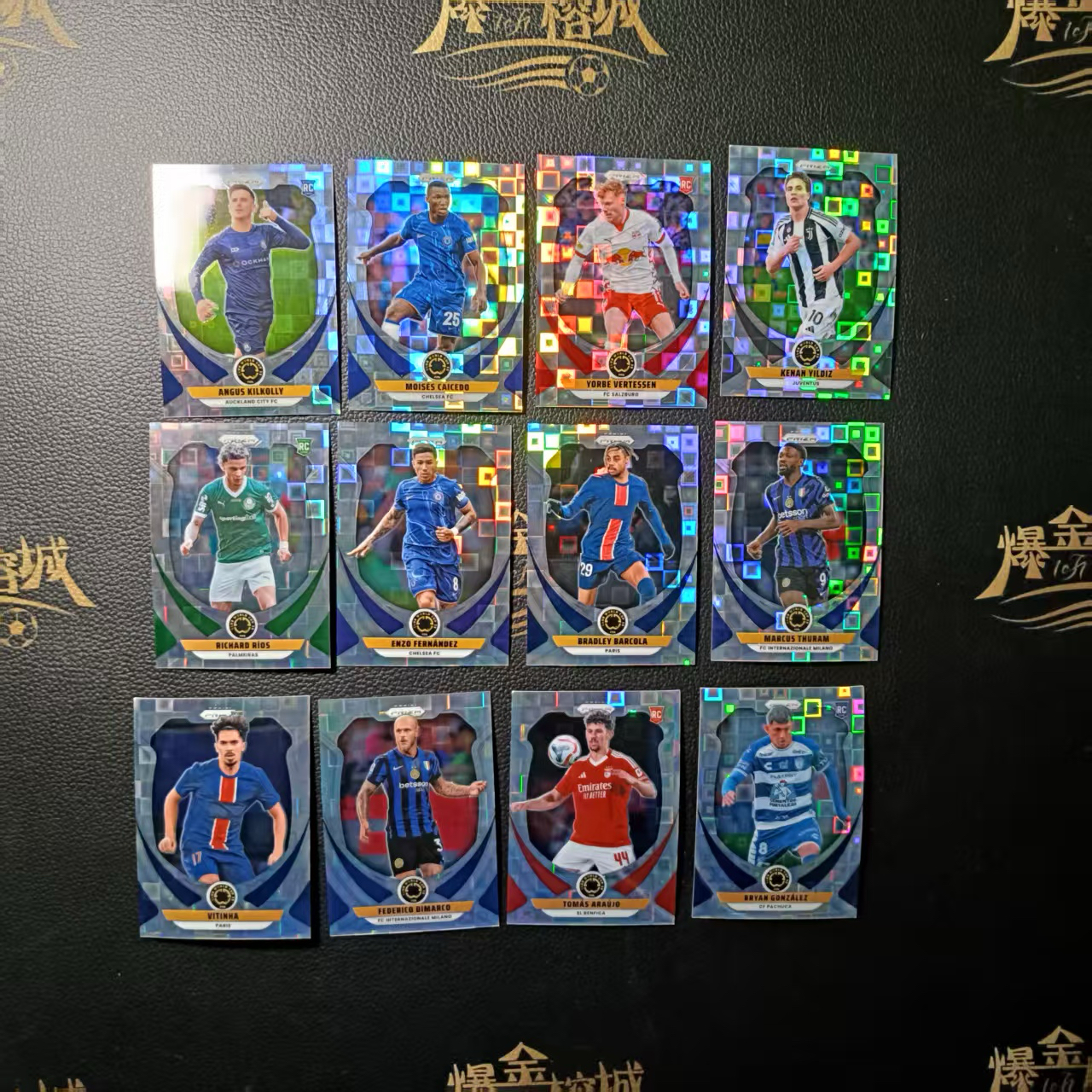 2024-25 Panini Prizm Enzo Fernández 恩佐 维蒂尼亚 伊尔迪兹 等好人 特卡 折射 卡品如图 微瑕 包包
