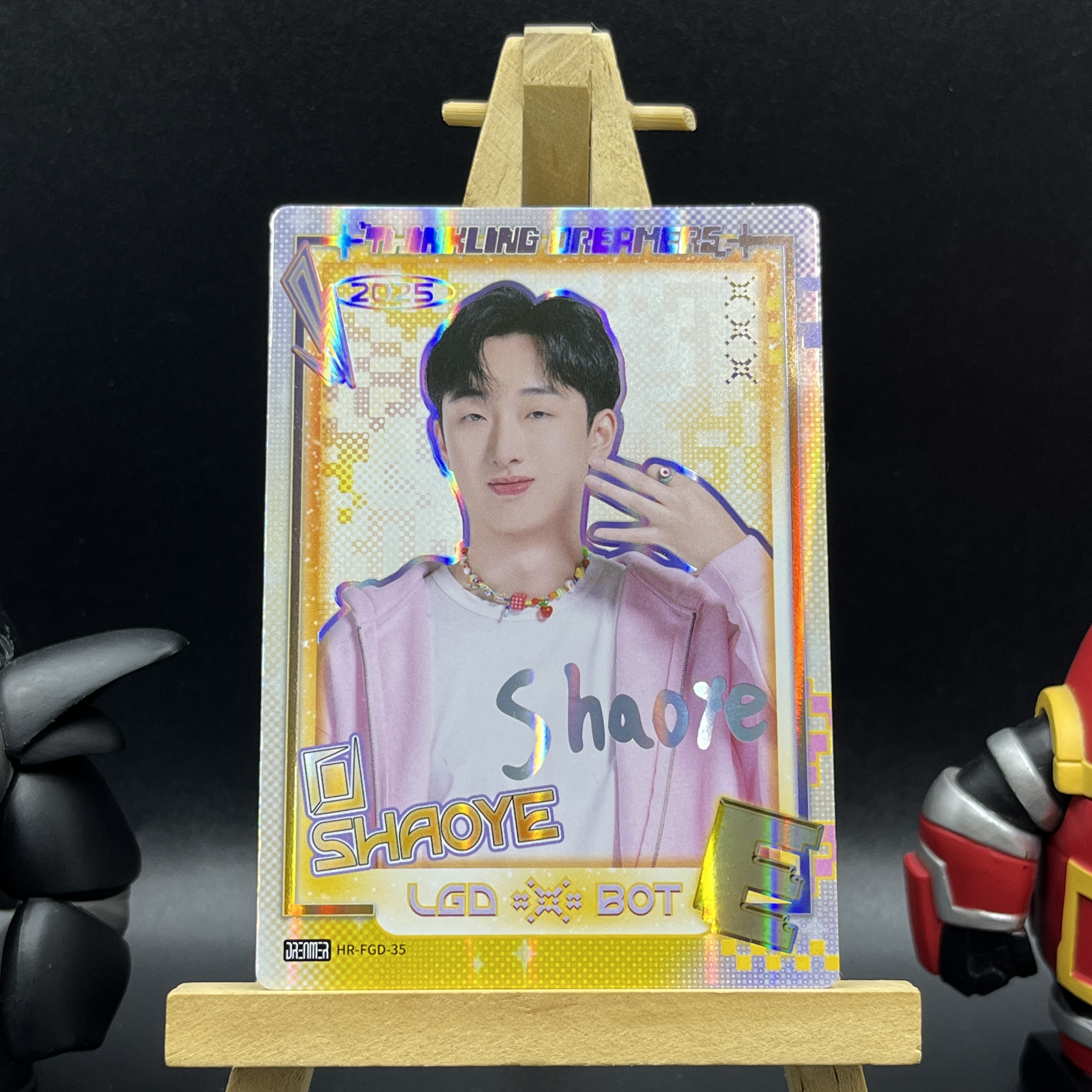 【KabuDa不累计】2025 Buffun 不凡玩品 英雄联盟 星火逐梦 LPL 选手卡 LGD Shaoye 人生四格特卡 树