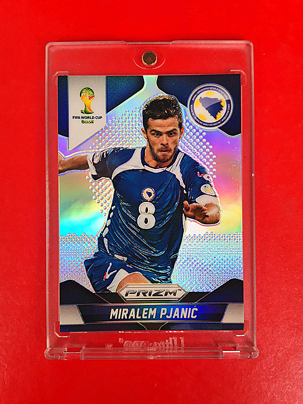 2014 panini 元年 prizm 巴西 世界杯 米拉勒姆·皮亚尼奇 (( 银折 )) ebay飞天价