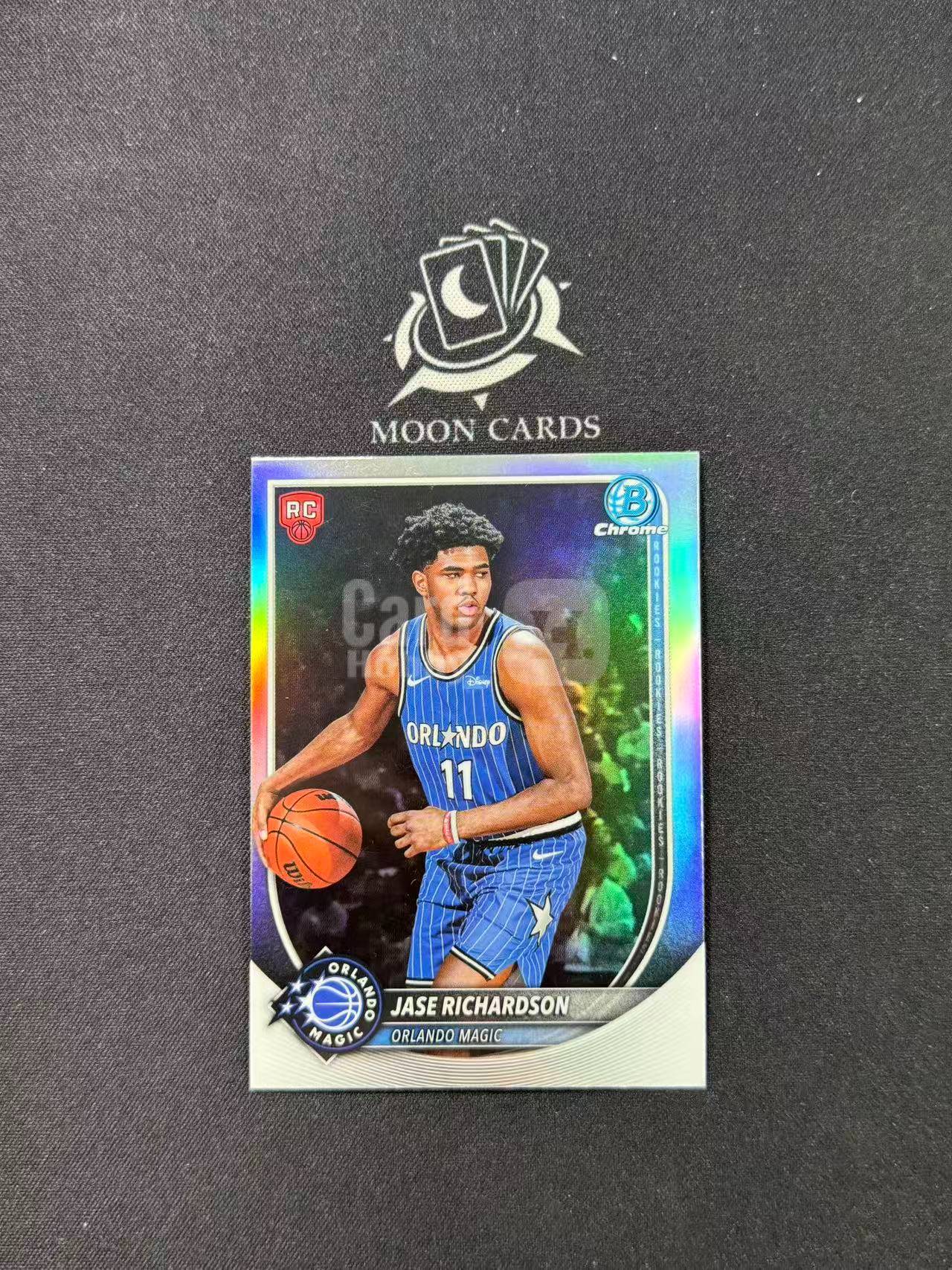 【梦卡拍卖】2025-26 Topps Bowman Chrome Jase Richardson 杰斯 理查德森 魔术 新秀rc 银折 红rc标 #DD# A05