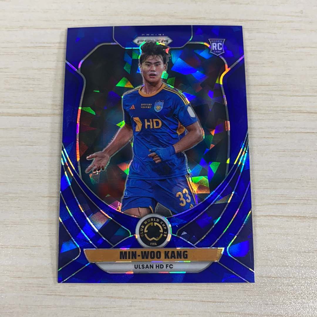 【小牛代拍】2025 Gol Card FIFA CLUB WORLD CUP Min-Woo Kang RC 世俱杯 PZ 姜民雨 蔚山现代 新秀 蓝碎冰折 175编 卡品如图(一哥)