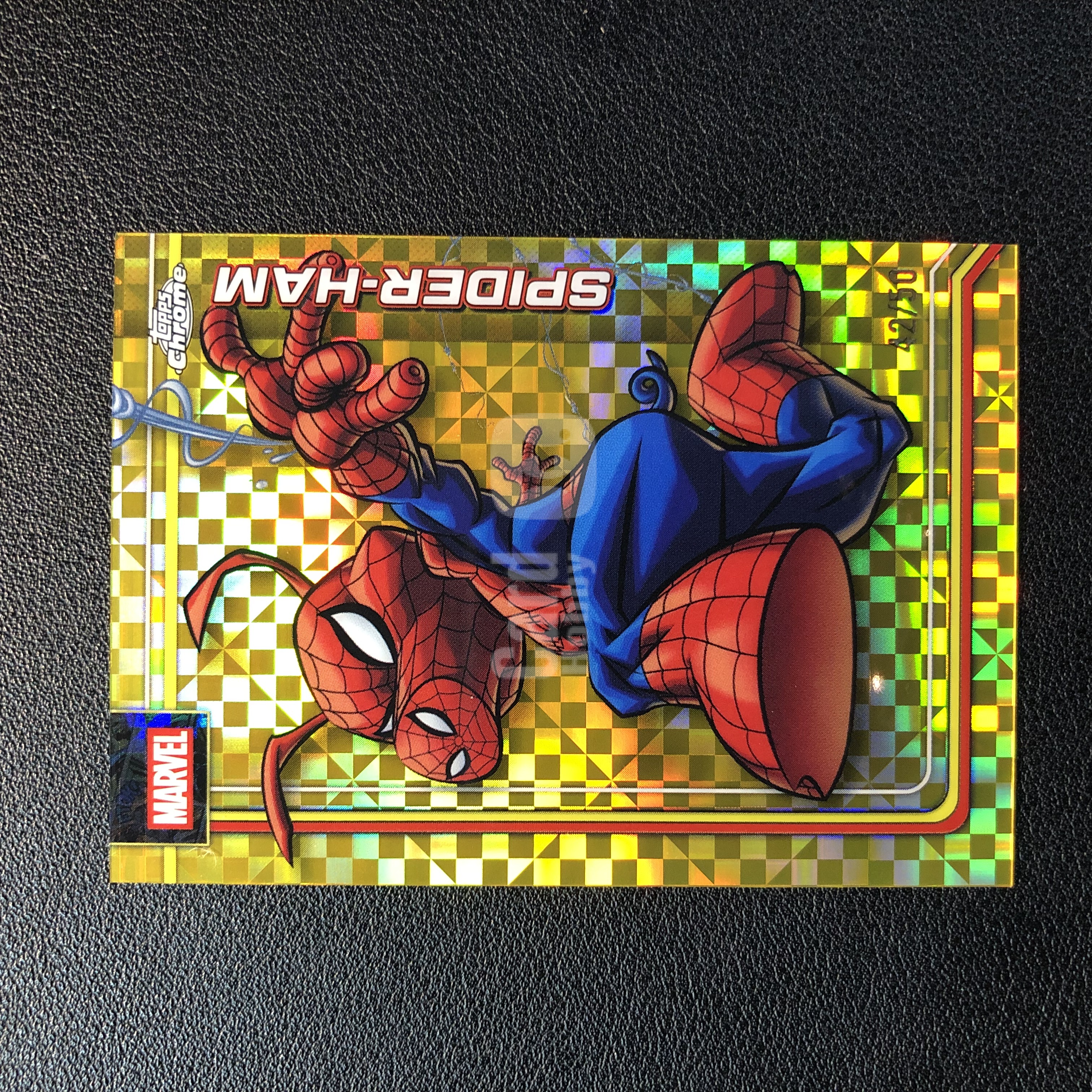 2026 Topps Marvel (MCU) Spider Ham 蜘猪侠 42/50编 金棋盘折 漫威TC 卡品如图 BU079
