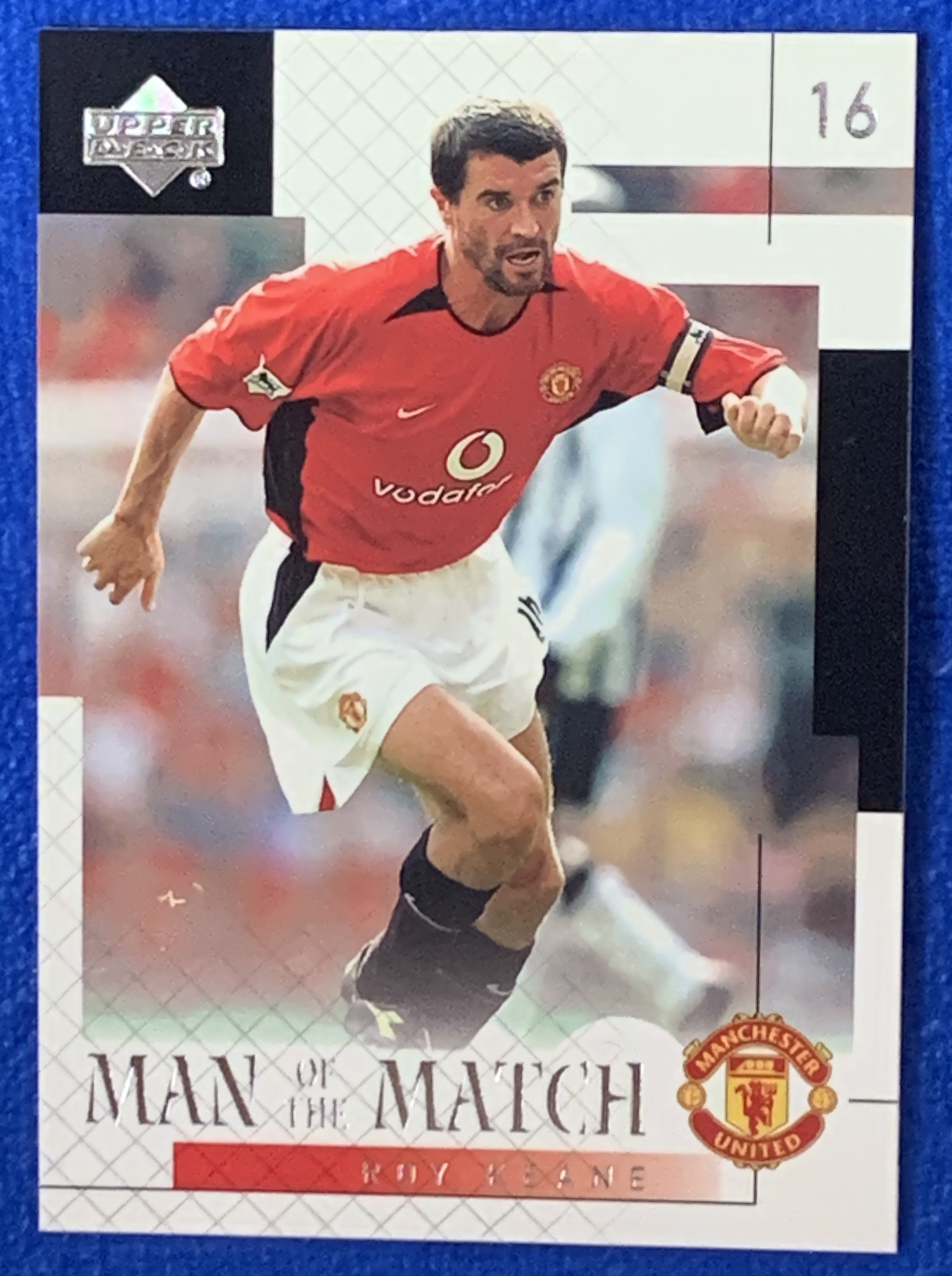 2002 Upper Deck Manchester United Roy Keane 亚德全场最佳特卡 曼联铁血队长 基恩 三冠王 爱尔兰Ireland 经典老卡近乎绝版 不保卡品ebay有价
