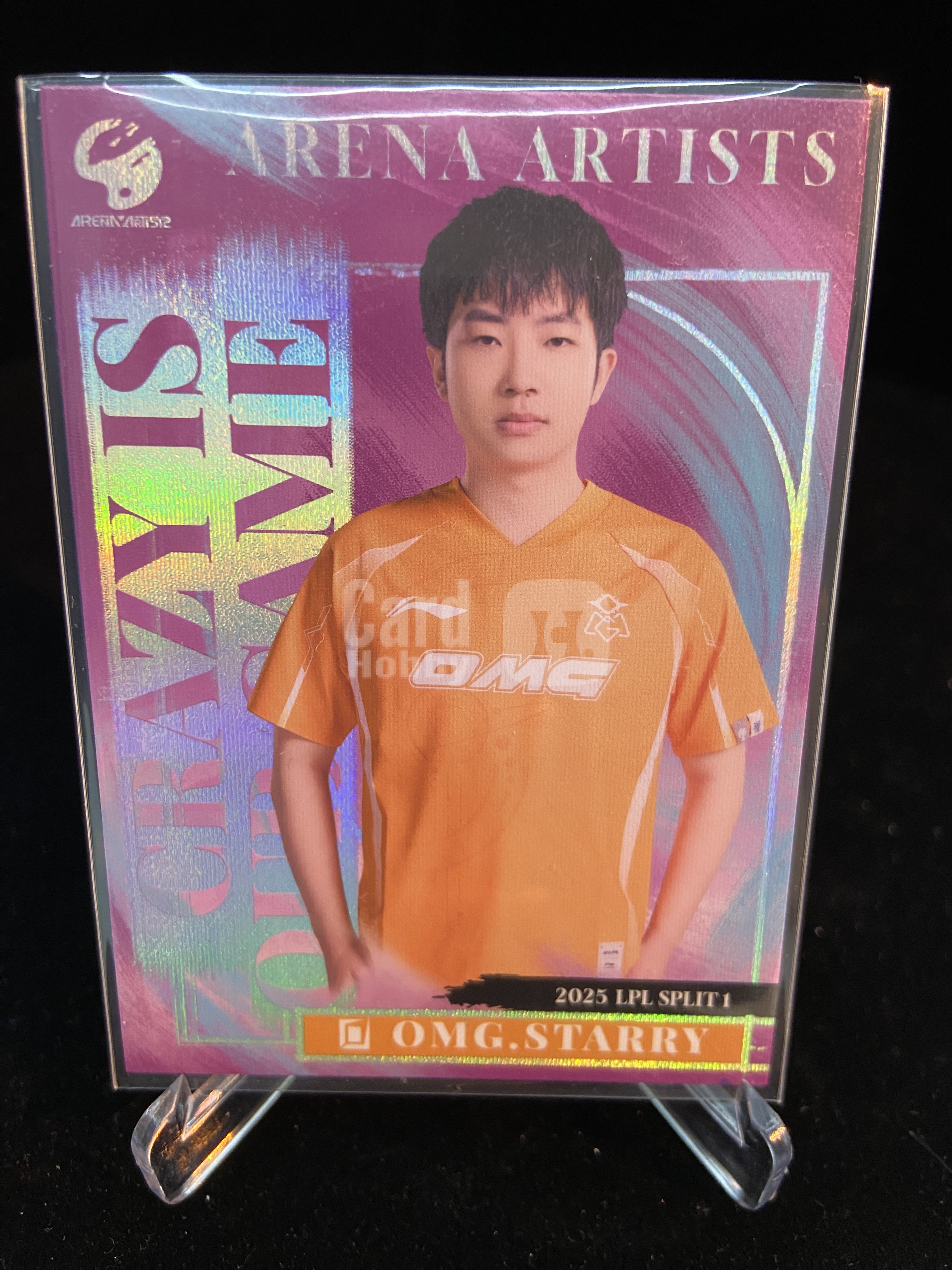 2026 Buffun LPL STARRY 联盟标语卡 梦雾紫 OMG 15/15 不凡玩品 英雄联盟 赛场艺术家 西好