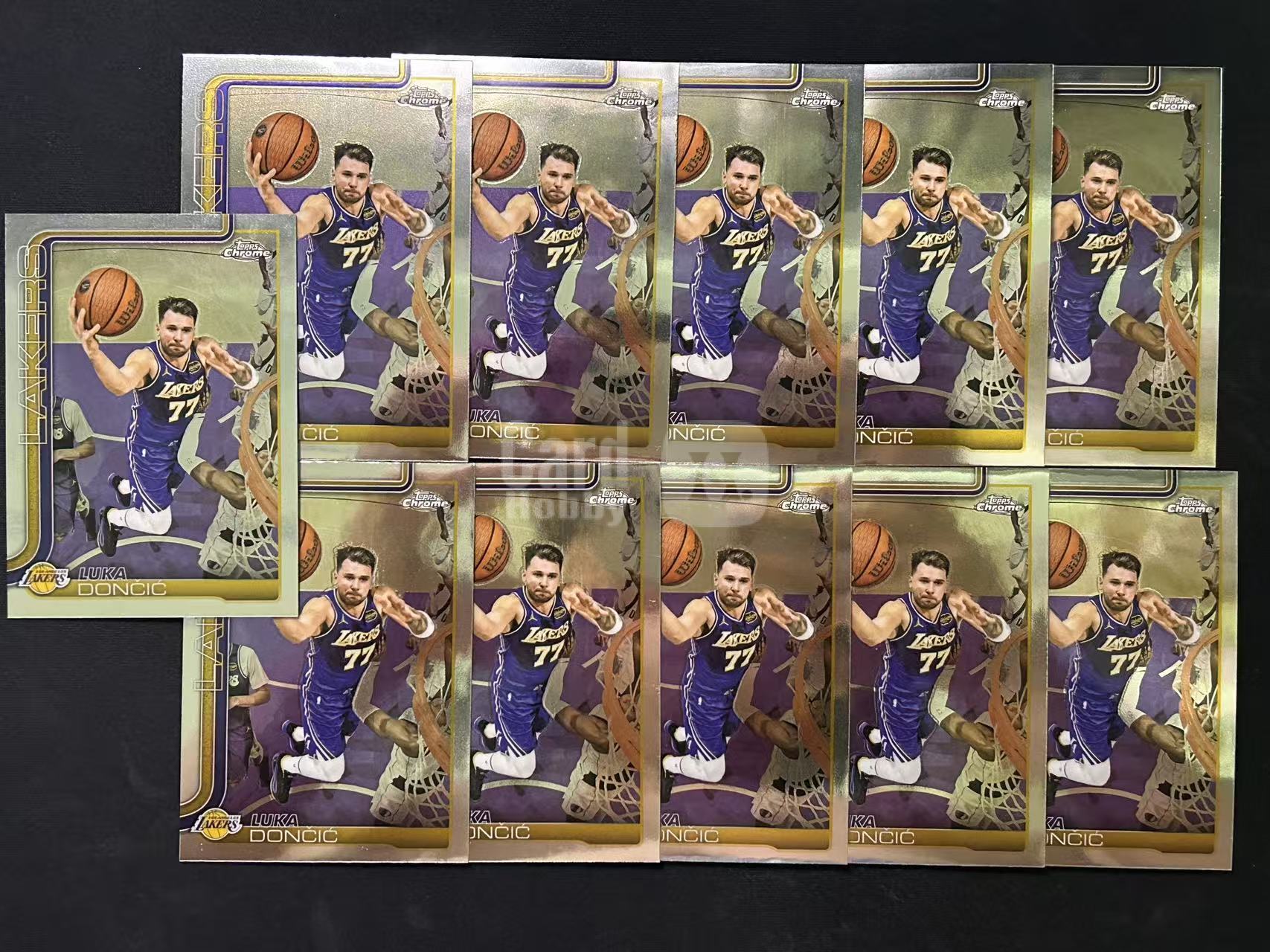 【阿泽代卖】2025-26 Topps Chrome Update Tcu Luka Doncic 湖人 卢卡 东契奇 77 Base 11张lot 选图巨帅 细节如图