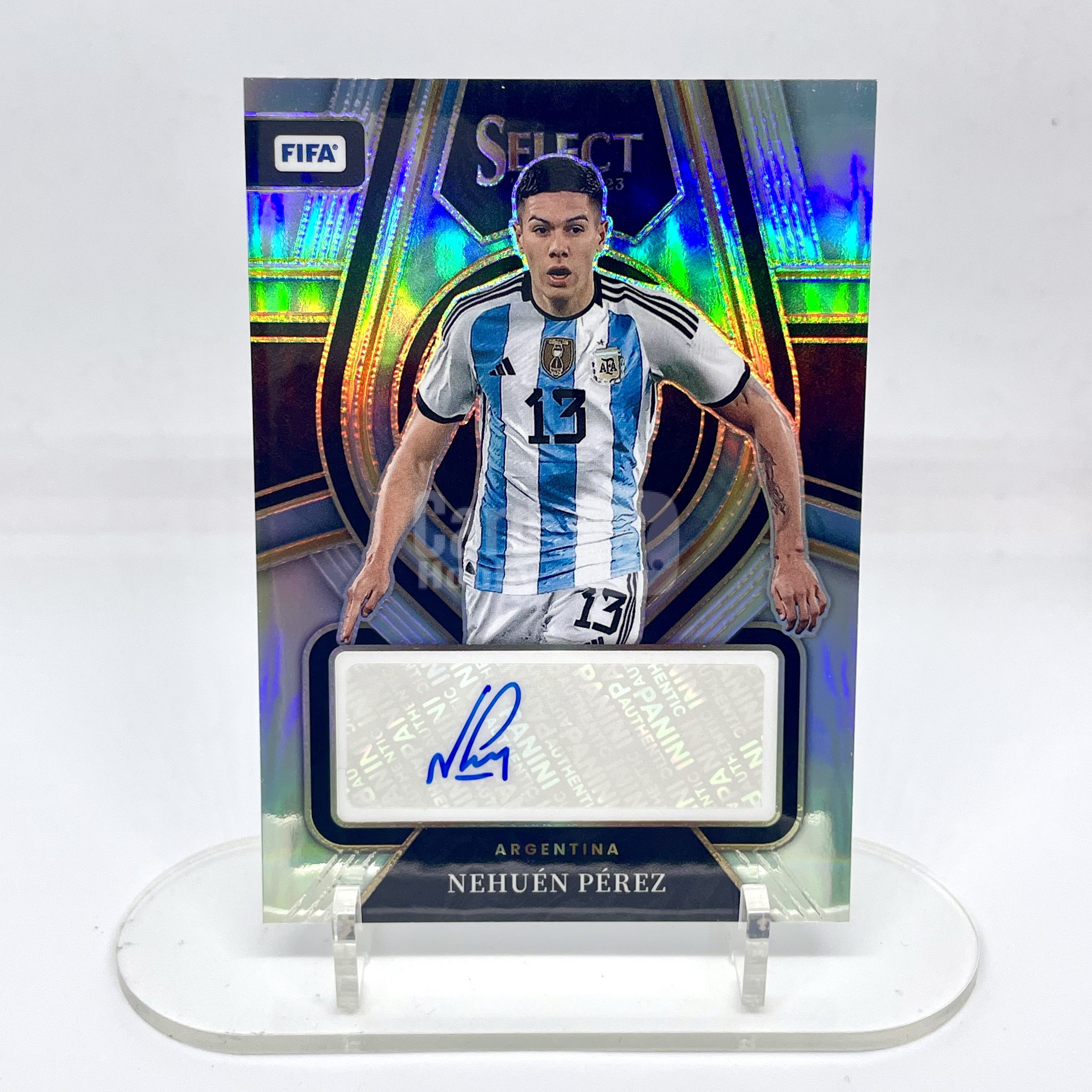 2223 Select FIFA Argentina Nehuen Perez Signatures Auto 银折签字 内乌恩 佩雷斯 阿根廷 梅西队友【芥末-阿玮/庸】