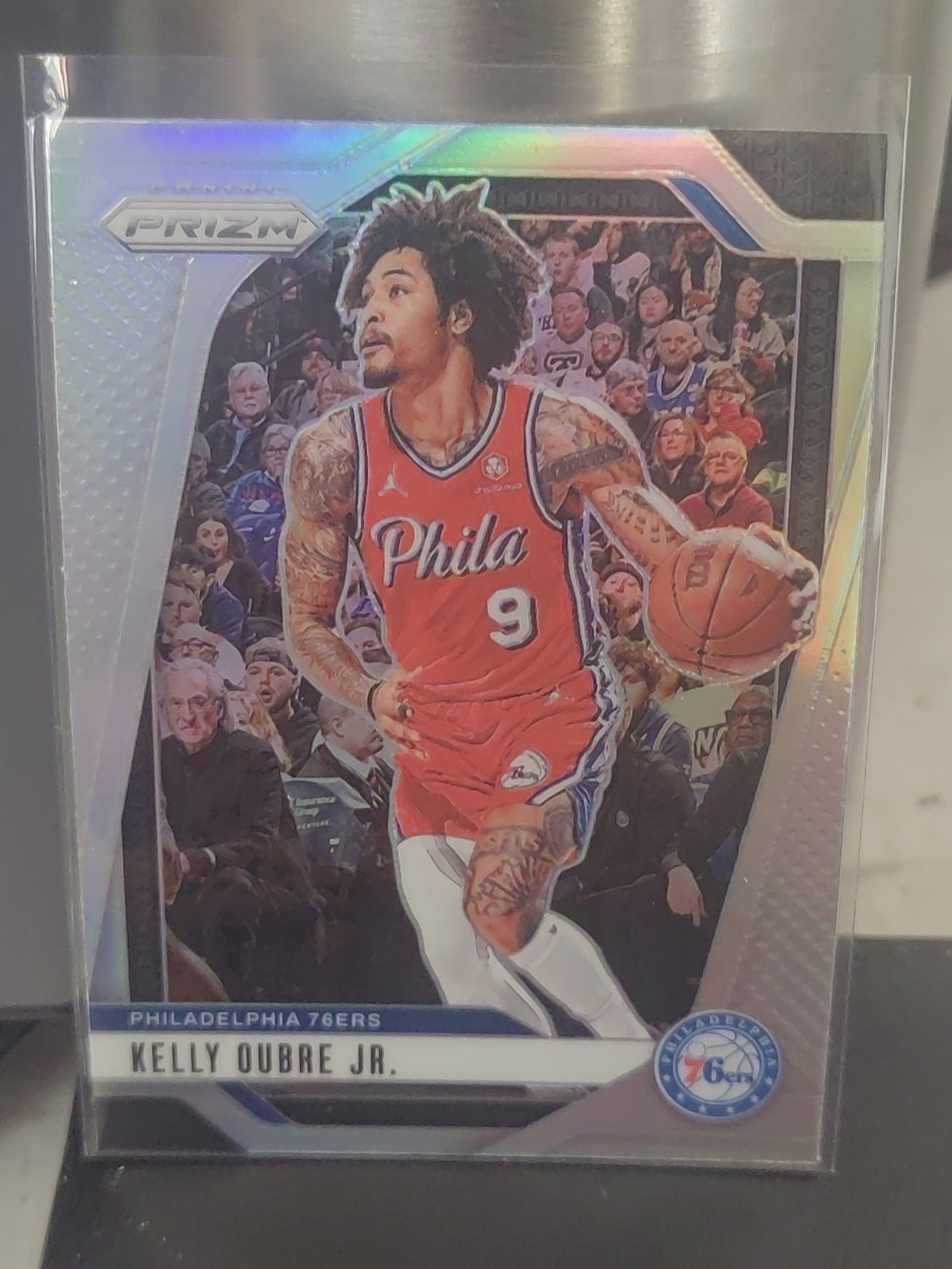 2024-25 Panini Prizm Kelly Oubre Jr. PZ 银折 凯利·乌布雷 76人 篮 白边白角 不保卡品 卡品如图