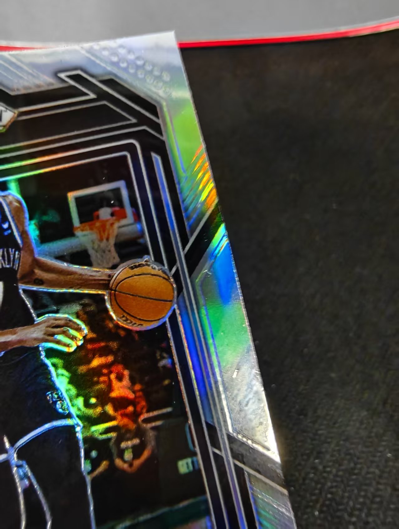 2022-23 Panini Prizm Kevin Durant 篮网 死神 凯文 杜兰特 银折 PZ 划痕 边角瑕疵 #10