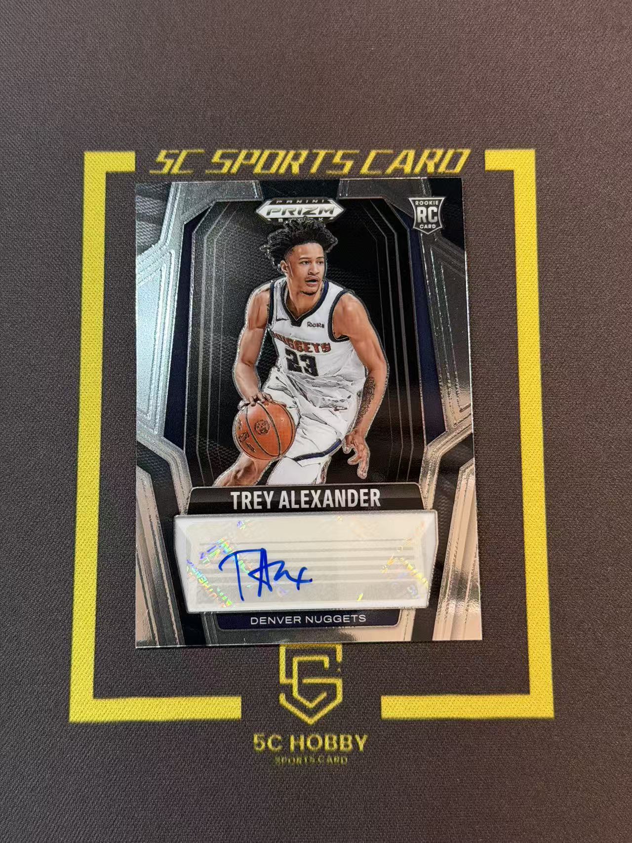 2024-25 Panini Prizm Black Trey Alexander RC 特雷 亚历山大 新秀 签字 1【零壹小卡】wn