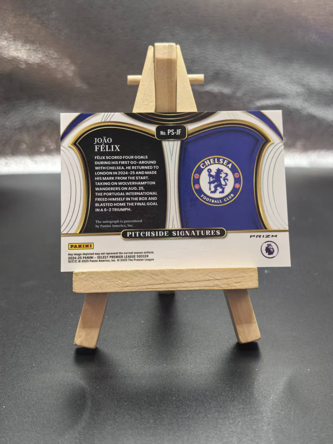 2024-25 Panini Select Joao Felix 【芒果拍卖】SE 英超 切尔西 菲利克斯 签字 银折 #1013白鸽2