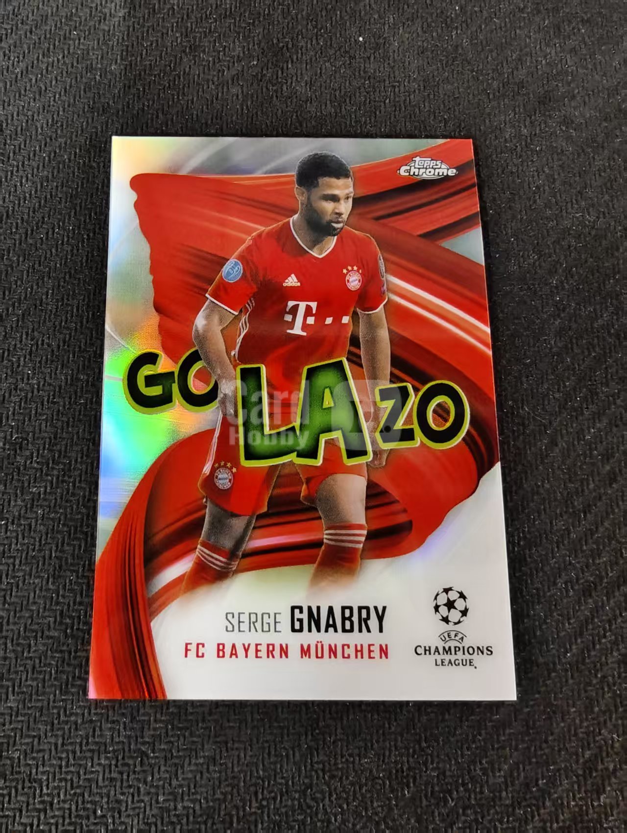 【可合并,不累计】2021 Topps Chrome Serge Gnabry 格纳布里 拜仁 Golazo进球特卡 欧冠 银折 不保卡品 介意勿拍
