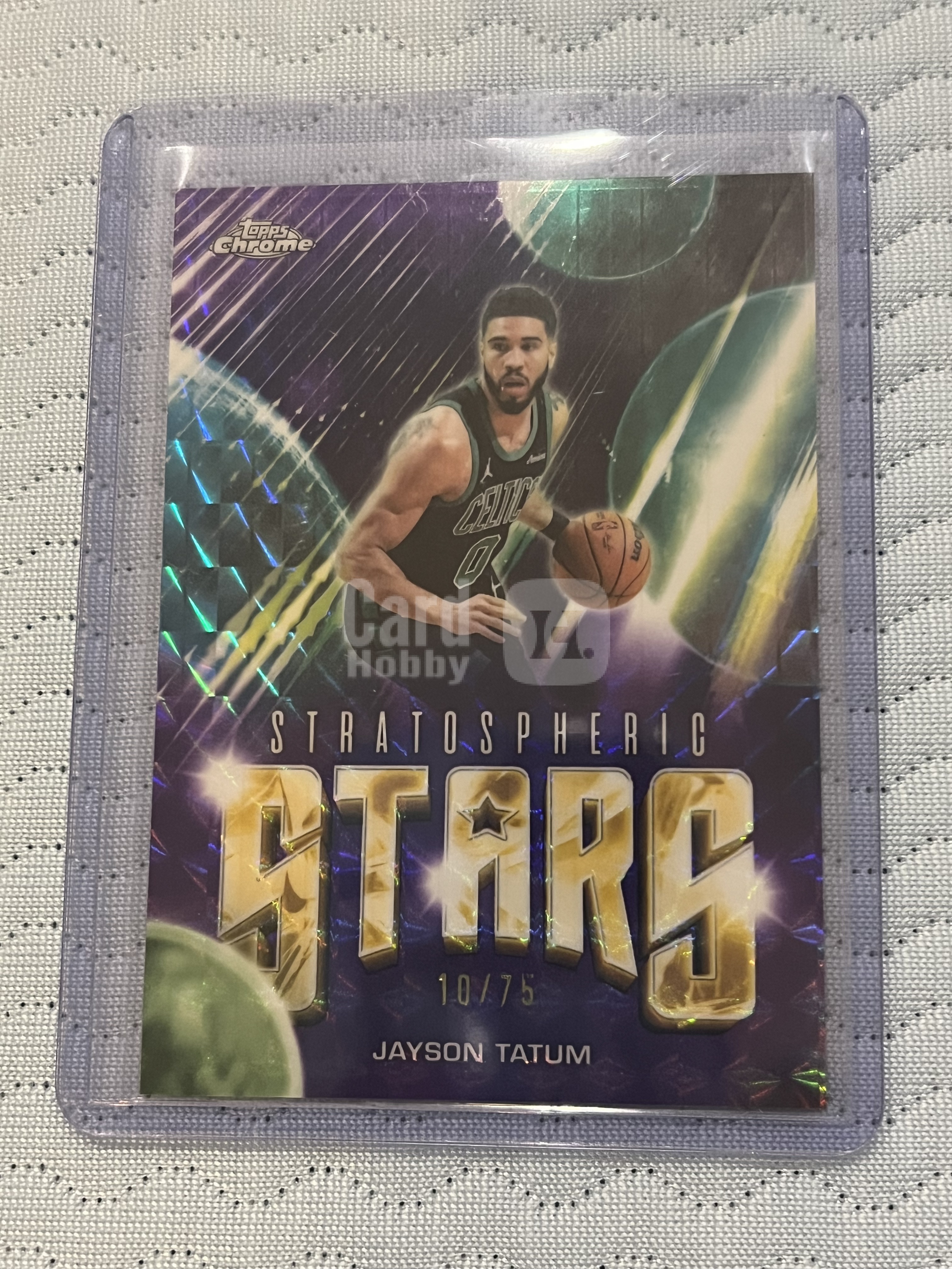 2026 Topps Chrome Jayson Tatum #ST-3 塔图姆 75编 紫平行 STRATOSPHERIC STARS 限量特卡!!NBA总冠军!!凑套必备!!