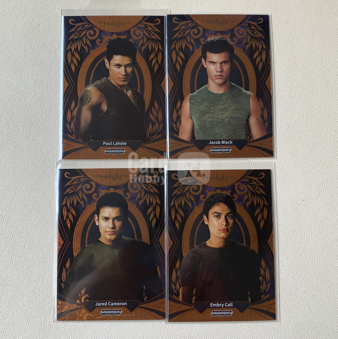 2026 KAKAWOW PHANTOM 暮光之城系列收藏卡 Jacob Black 雅各布·布莱克 Embry Call 等 狼人双面特卡 4张 打包 卡品如图 凑套必备 Park