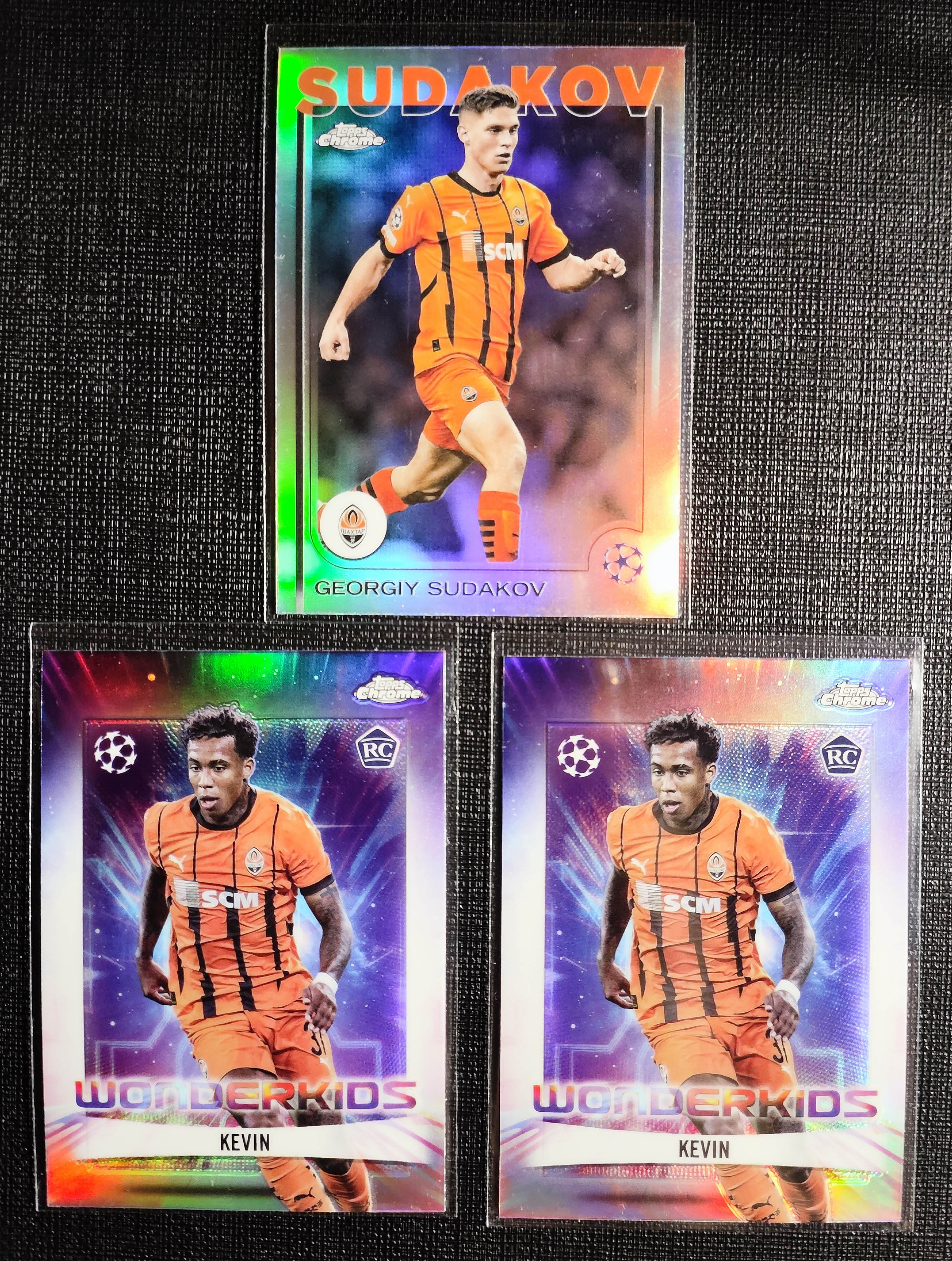 2024-25 Topps Chrome Kevin 神奇小孩特卡 凯文 苏达科夫 银折 顿涅茨克矿工