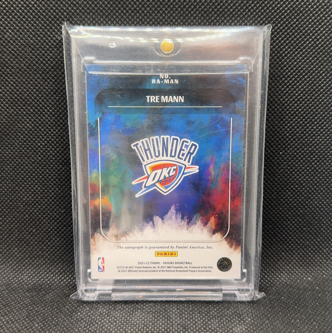 【Roseee代卖】2021-22 Panini Origins 起源 Tre Mann 特雷 曼恩 雷霆 新秀RC 签字 卡签 平行 jeff