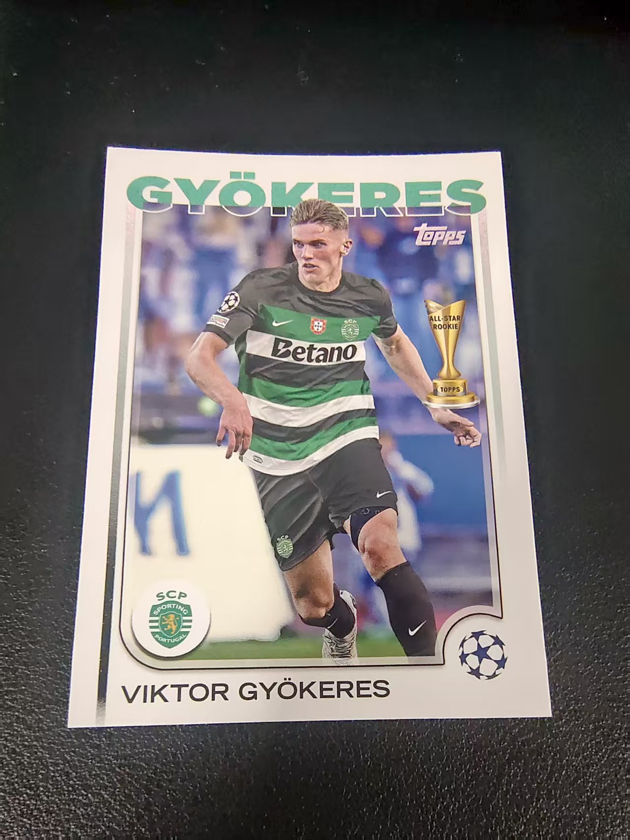 【可合并,不累计】2025 Topps Chrome VIKTOR GYOKERES 葡萄牙体育 阿森纳 哲凯赖什 欧冠 划痕 边角瑕疵 #131