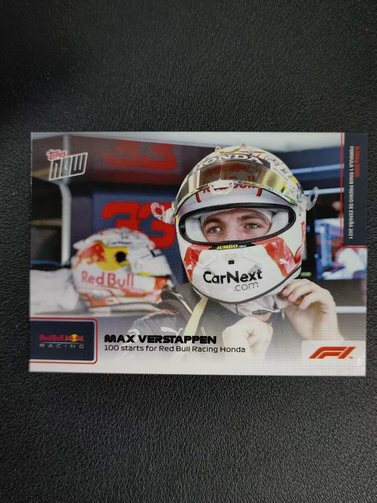 2021 Topps Now F1 Max Verstappen 维斯塔潘 红牛 卡品如图 出价前请仔细阅读描述 YPL 1