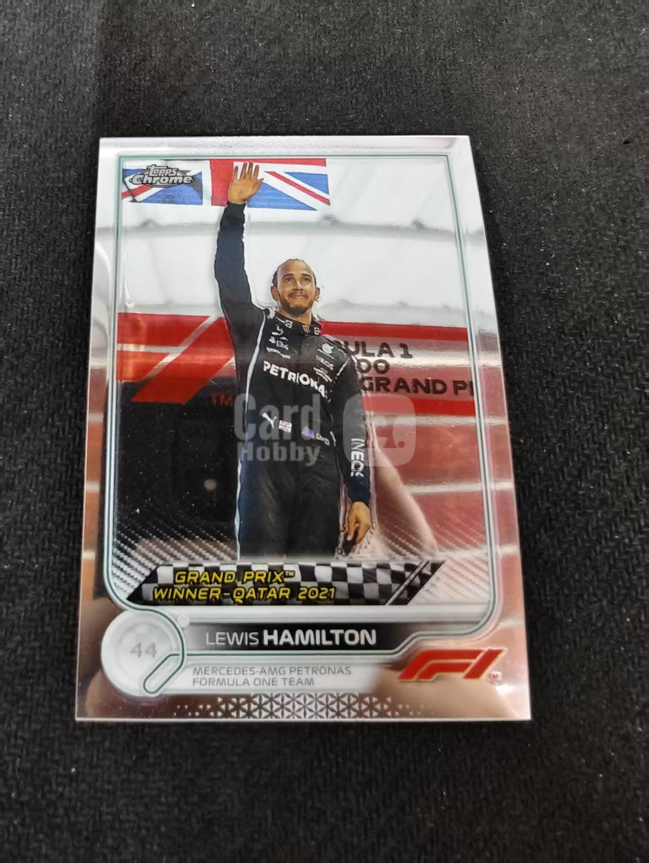 2022 Topps Chrome F1 Lewis Hamilton 刘易斯 汉密尔顿 AMG梅赛德斯奔驰 划痕 边角瑕疵 #170