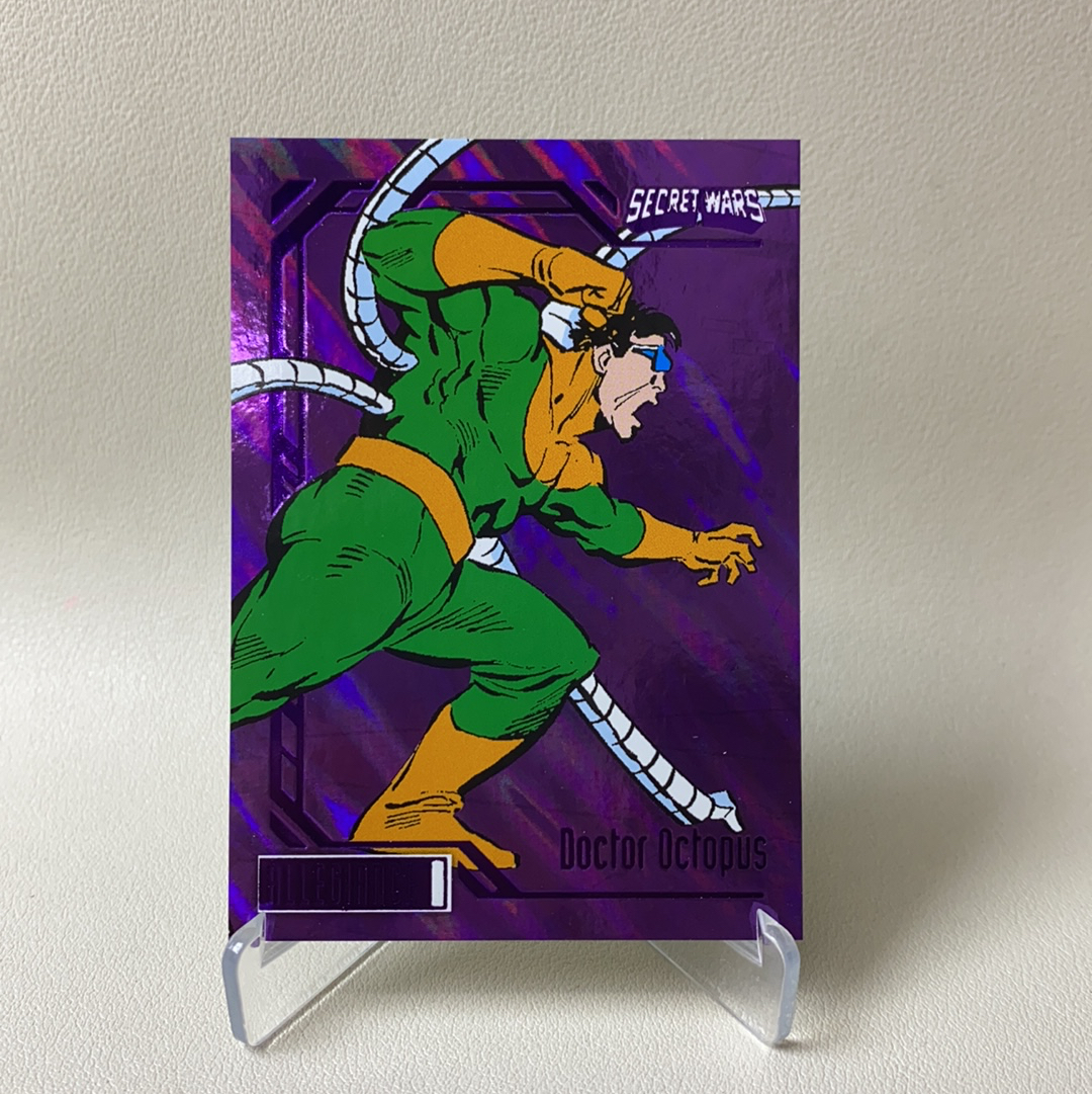 【弈卡代拍】 2023 Upper Deck Marvel漫威Allegiance 忠诚 秘密战争 大比例 特卡 紫折 折射 章鱼博士 5/99编 品相如图 凑套必备 BTC