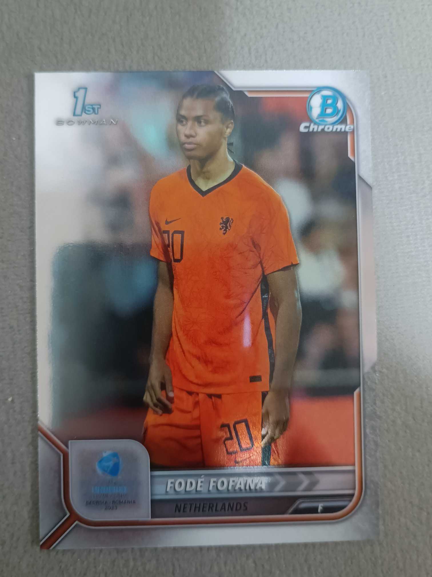 2022 Topps Chrome Fode Fofana 【接代拍】欧青chrome base 福德·福法纳 荷兰🇳🇱 埃因霍温 希望之星 未来可期 队迷人迷 收藏凑套可入